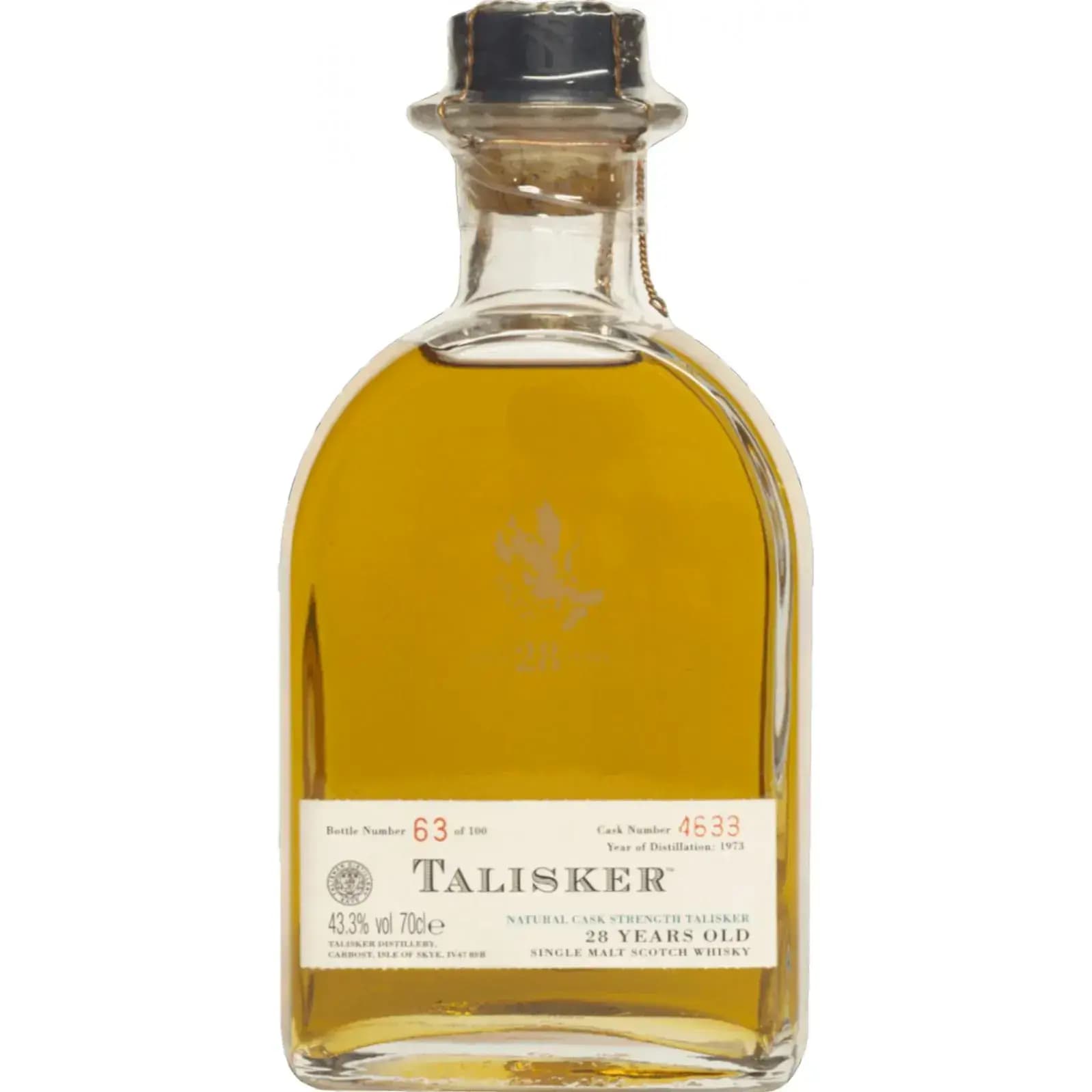 Talisker 28 Years Old 1973 Oddbins Exclusive Cask Nr.4633