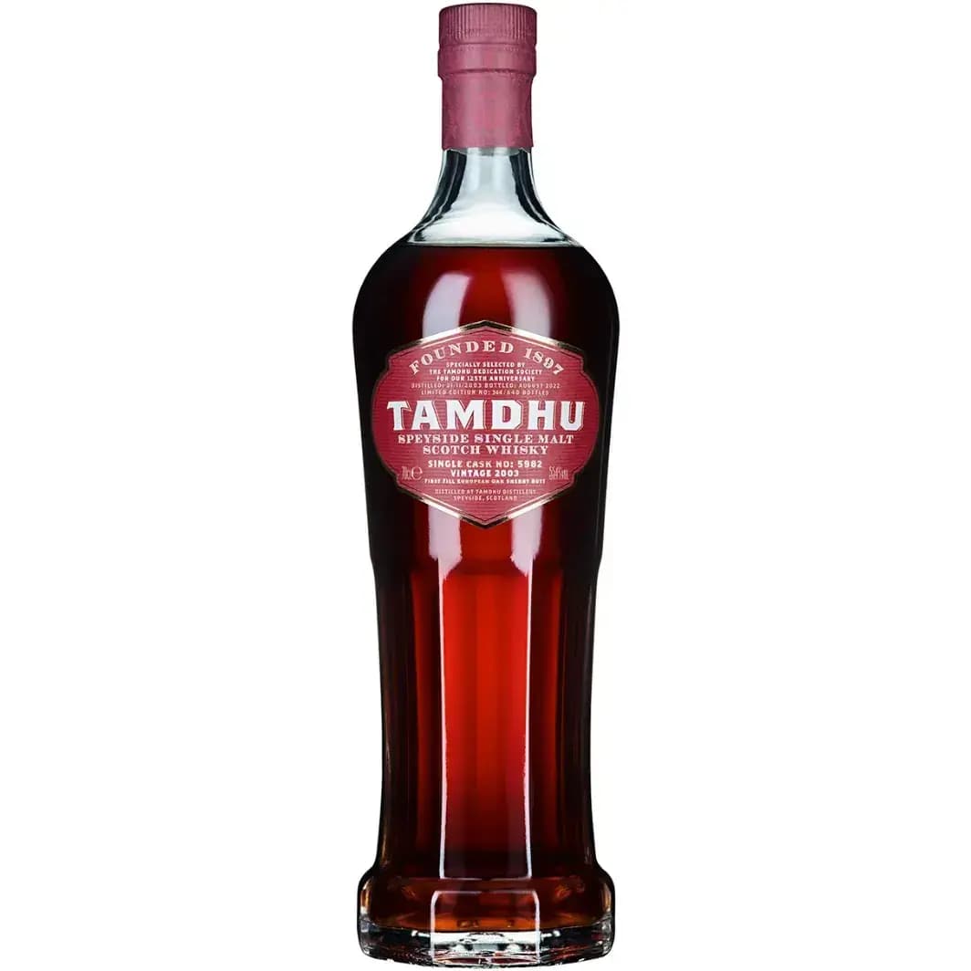 Tamdhu 2003 125Th Anniversary Dedication Society Cask Nr.5982