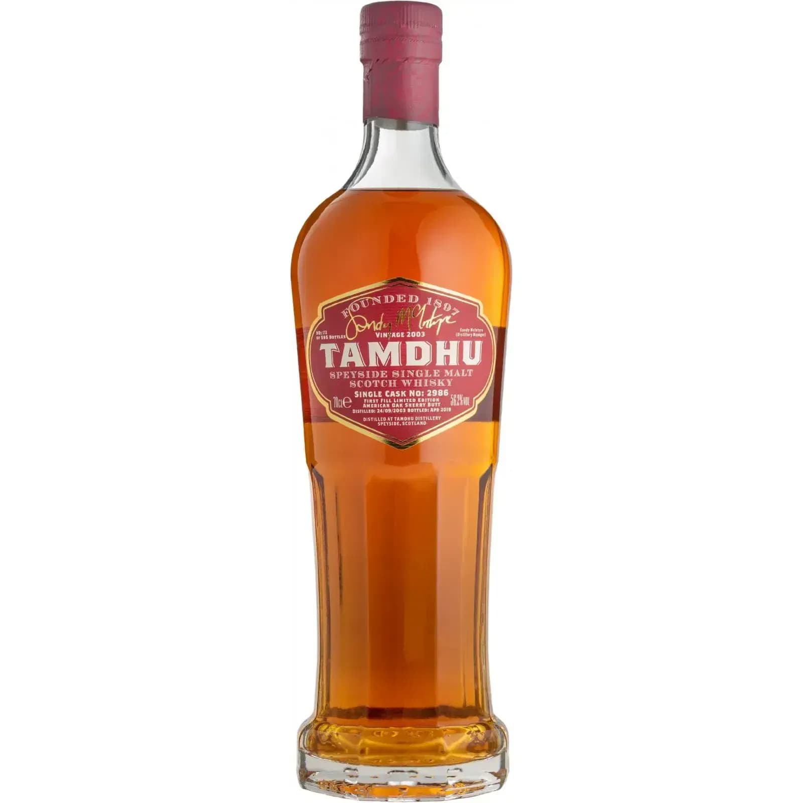 Tamdhu 2003 Distillery Manager'S Edition Nr.2986