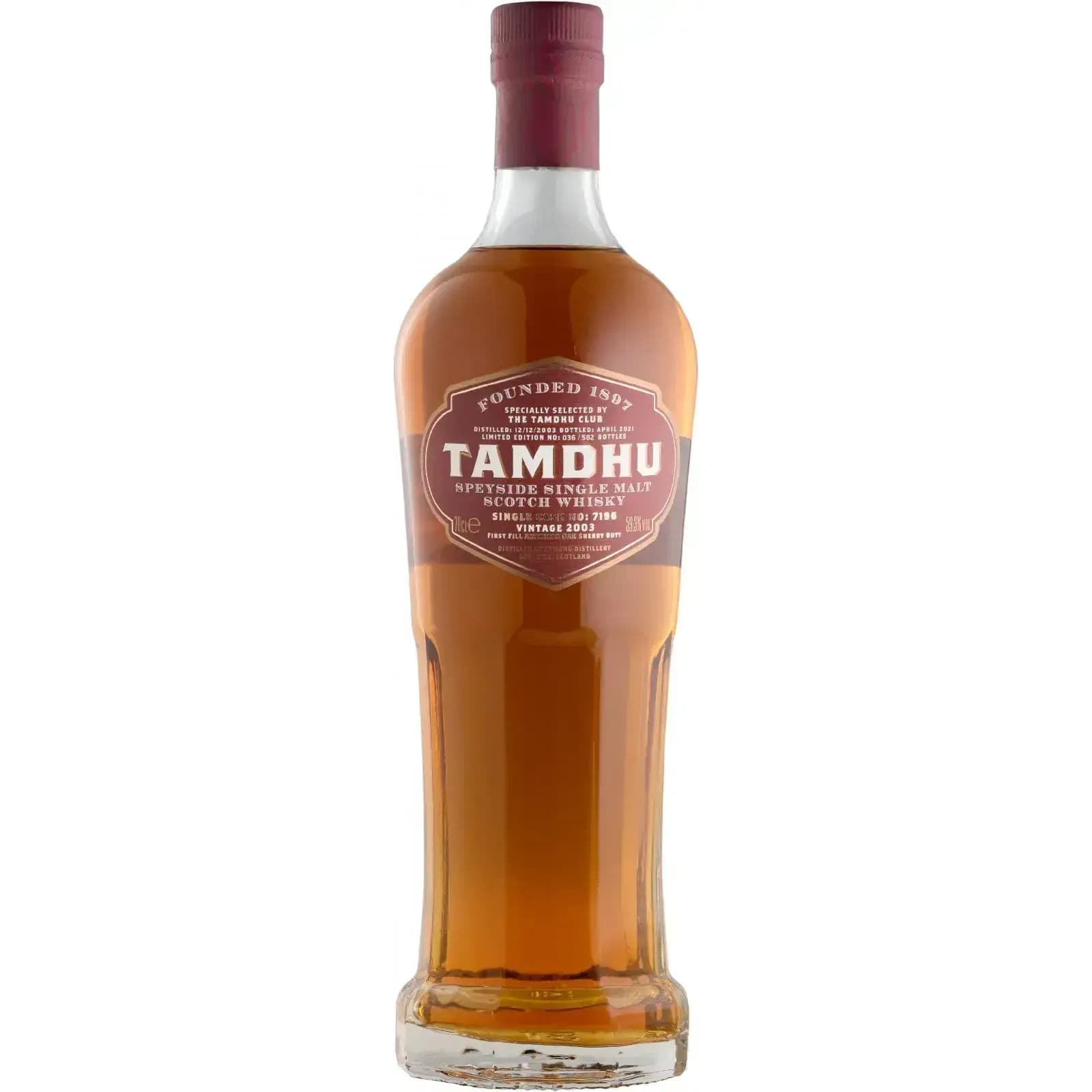 Tamdhu 2003 The Tamdhu Club Cask Nr.7196