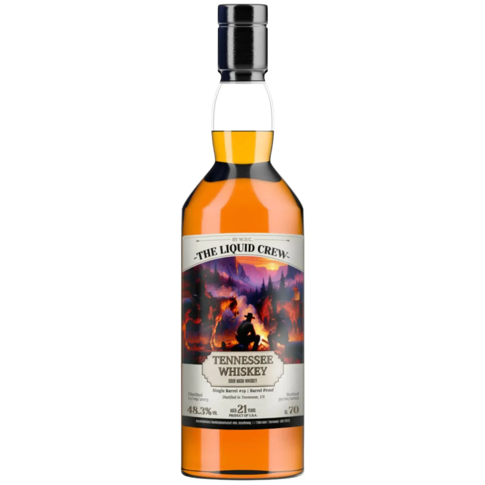 Tennessee Sour Mash 21 Years Old- Wu Dram Clan The Liquid Crew Cask nº4