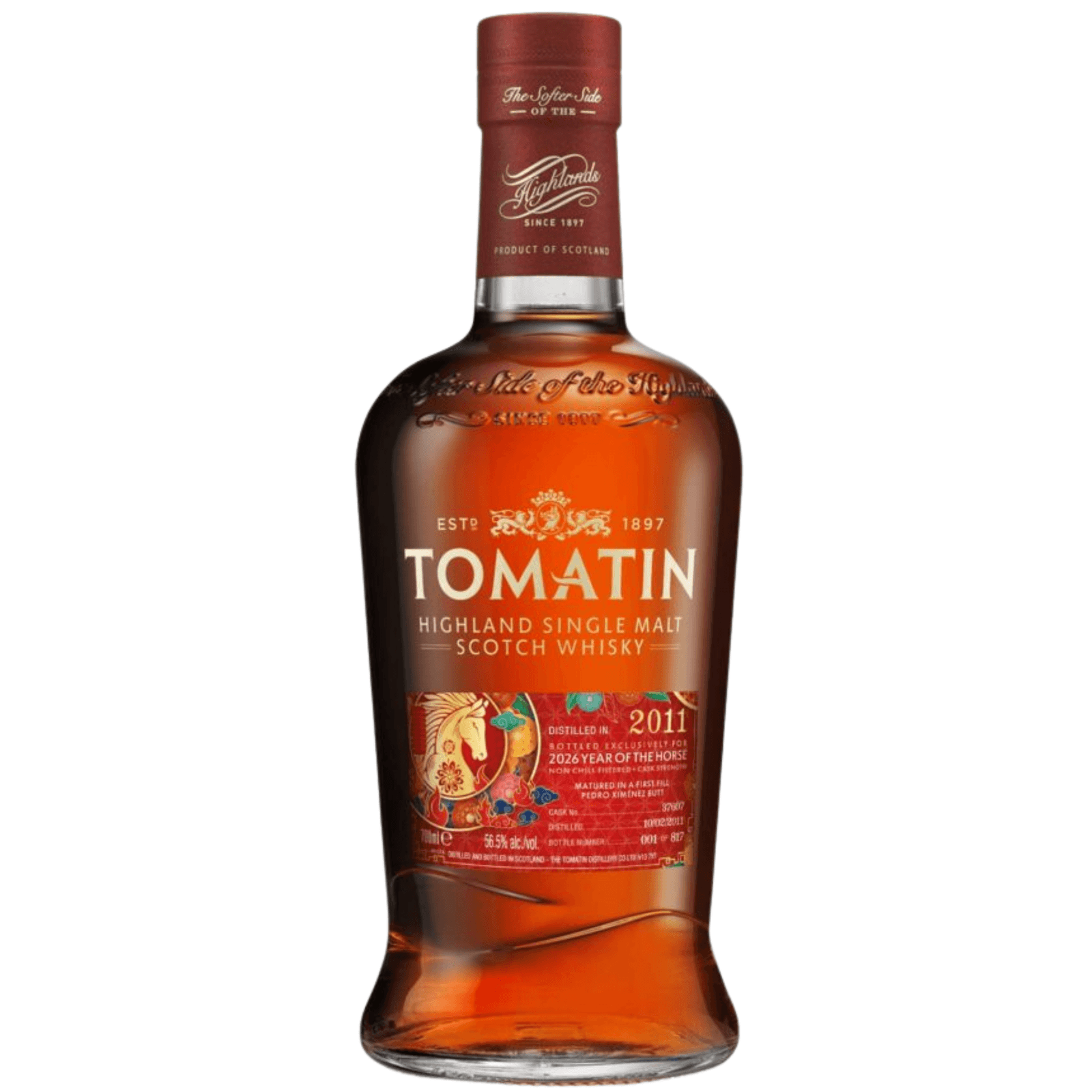 Tomatin 15 Years Old 2011 Year Of The Horse 2026 Limited Edition