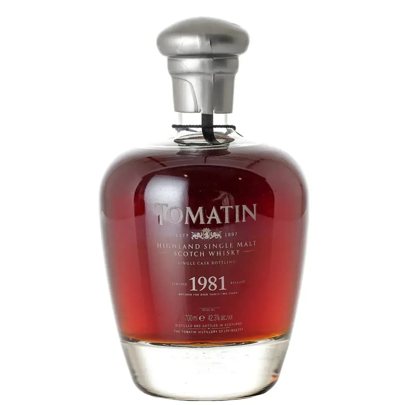 Tomatin 32 Years Old 1981 Limited Release Single Cask Nr.001