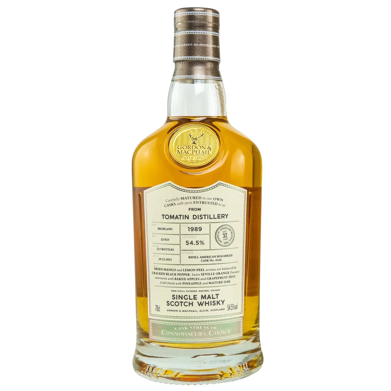 Tomatin 32 Years Old 1989 Connoisseurs Choice Cask Strength Gordon & MacPhail