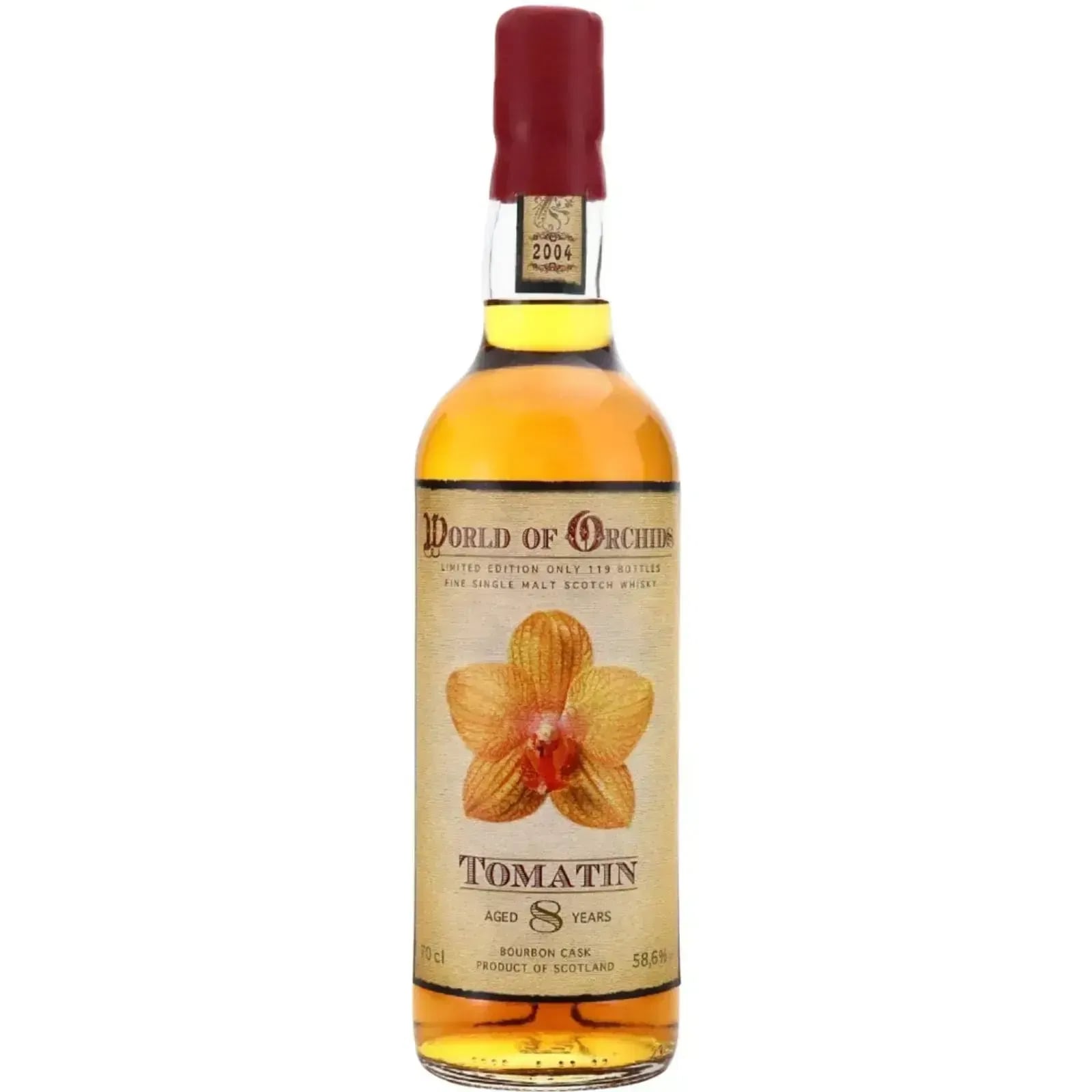 Tomatin 8 Years Old World of Orchids Jack Wiebers Whisky World