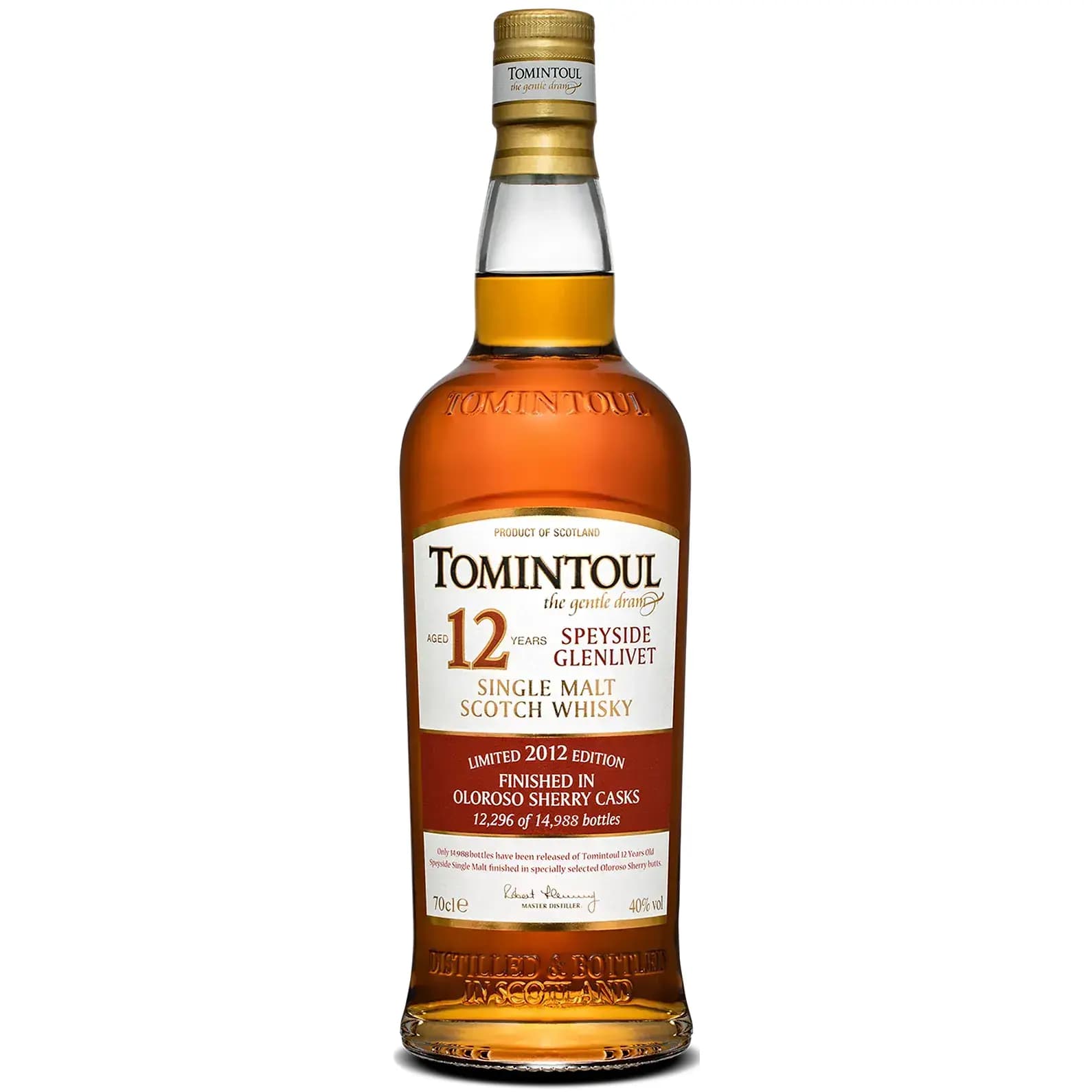 Tomintoul 12 Years Old Limited 2012 Edition Finished in Oloroso Sherry Casks
