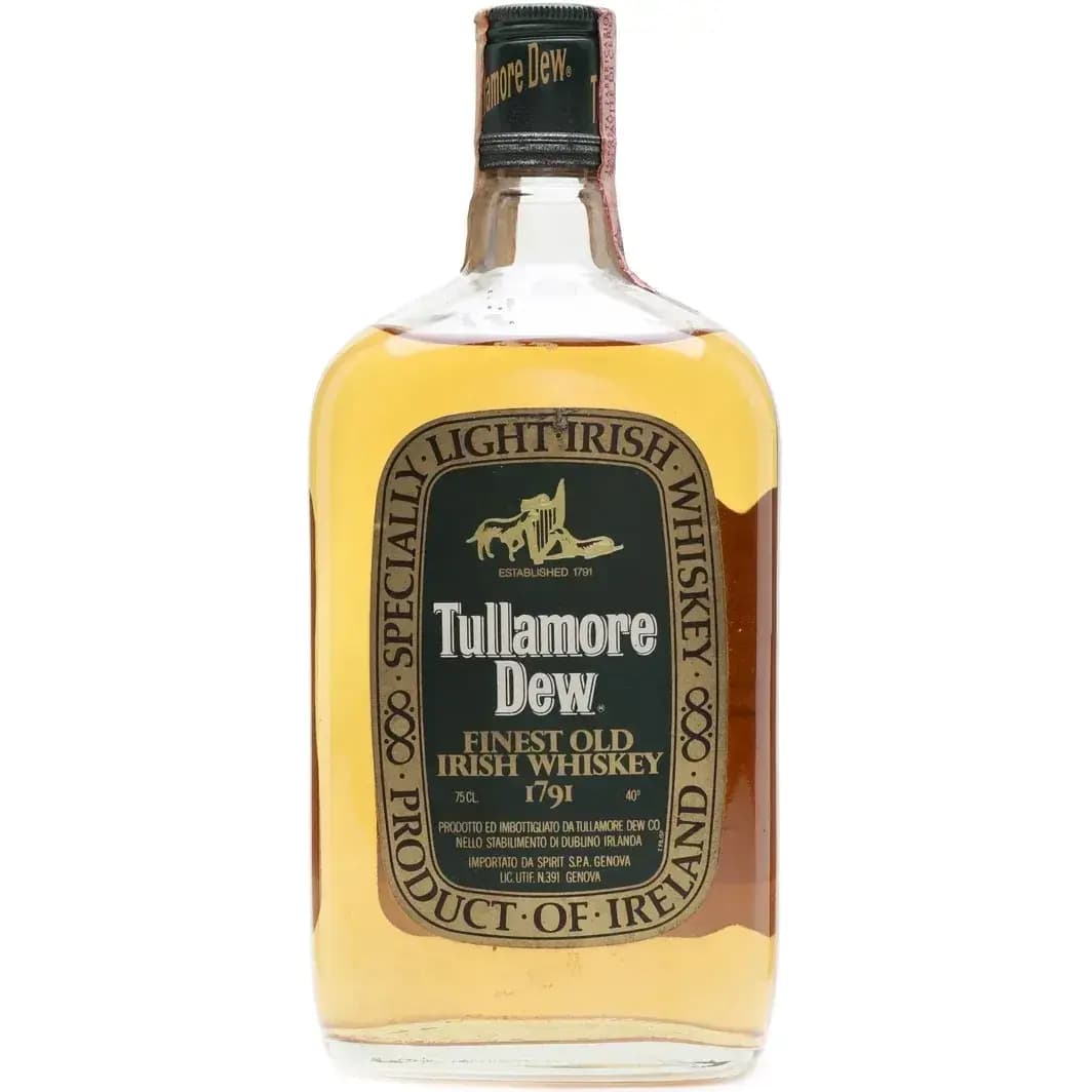 Tullamore Dew Finest Old Irish Whiskey Specially Light Irish Whiskey