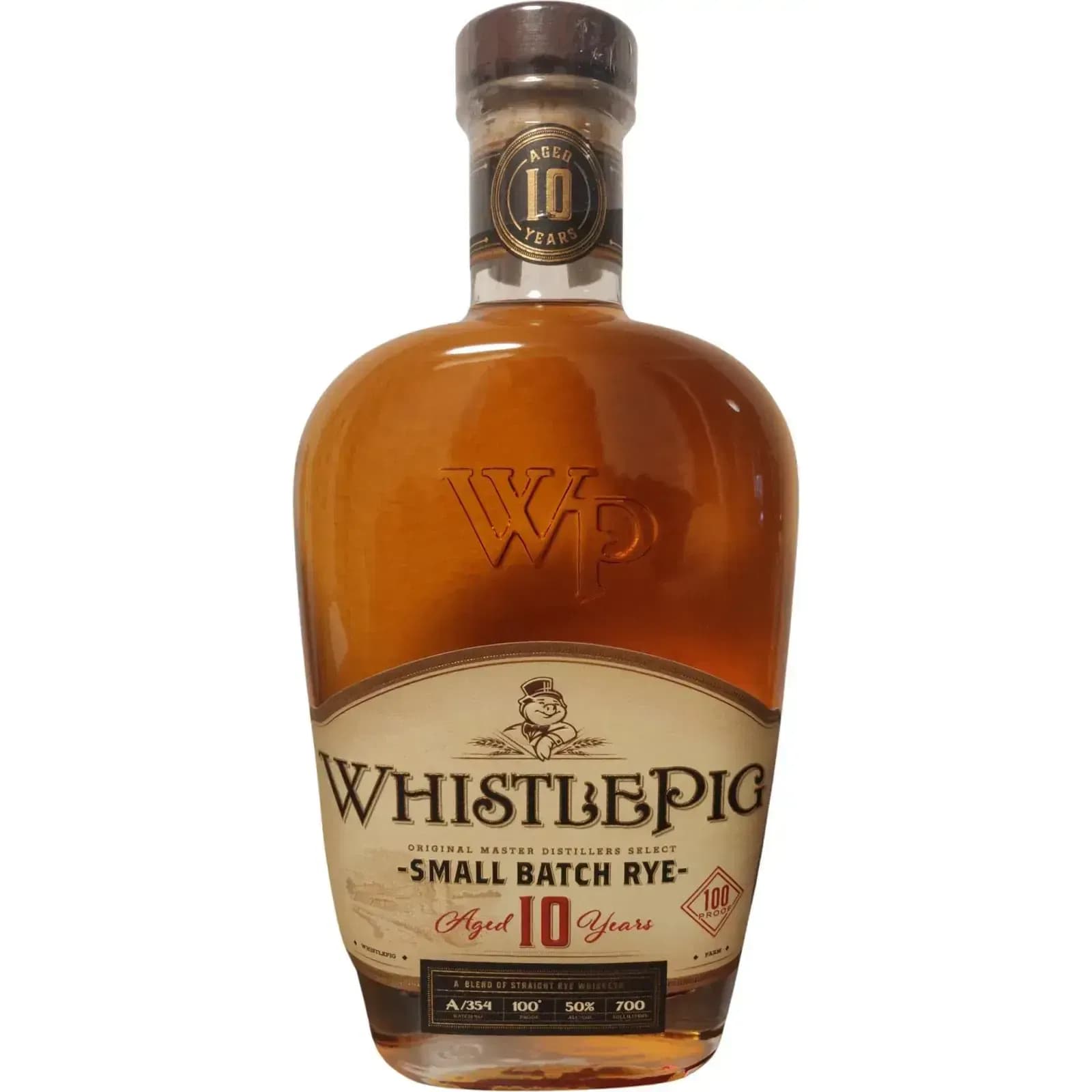 WhistlePig 10 Years Old Small Batch Rye Cask Nr.A/354