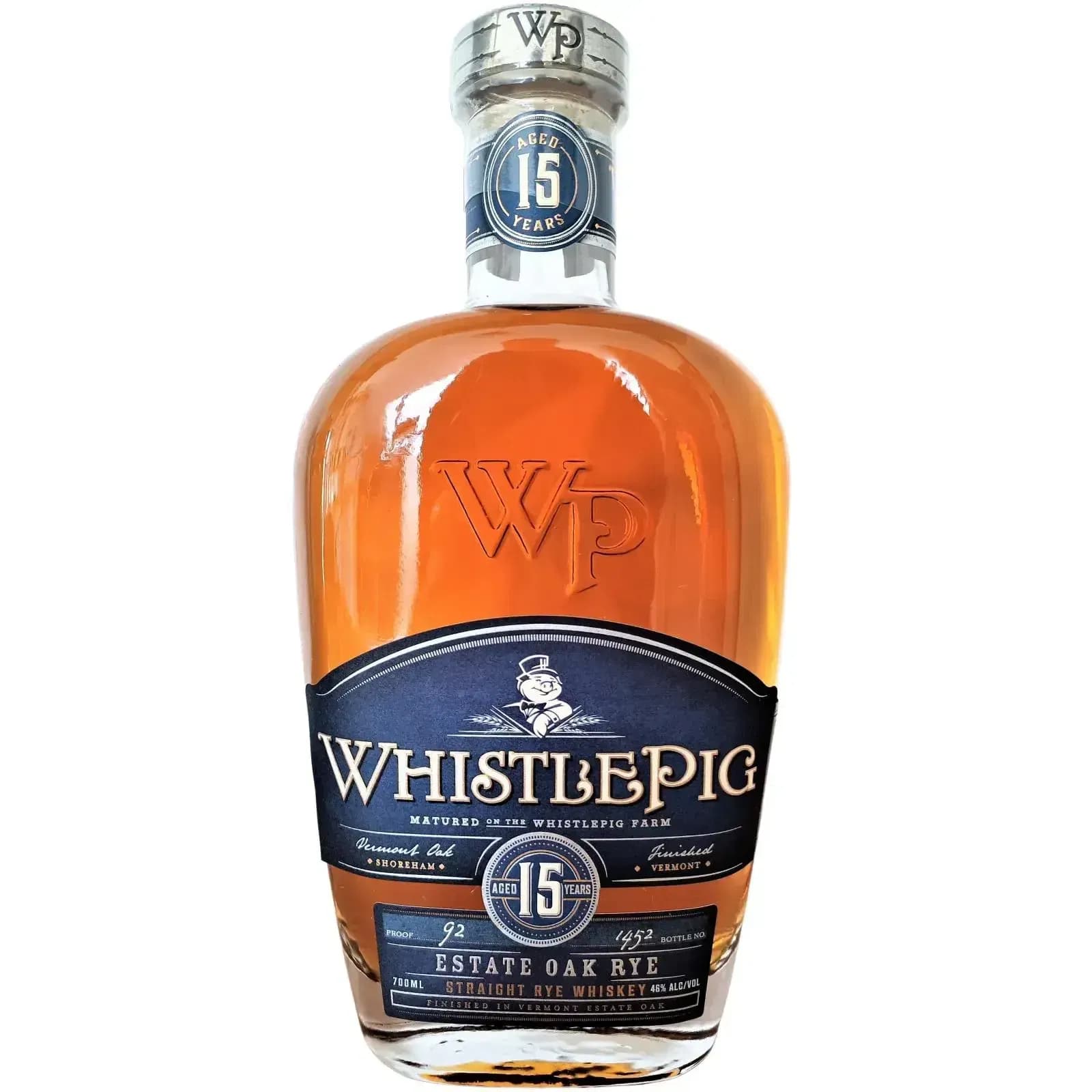 WhistlePig 15 Years Old Estate Oak Rye
