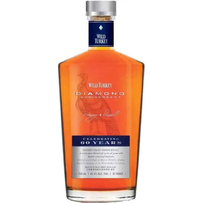 Wild Turkey 13 Years Old 2014 Diamond Anniversary Celebrating 60 Years 75cl