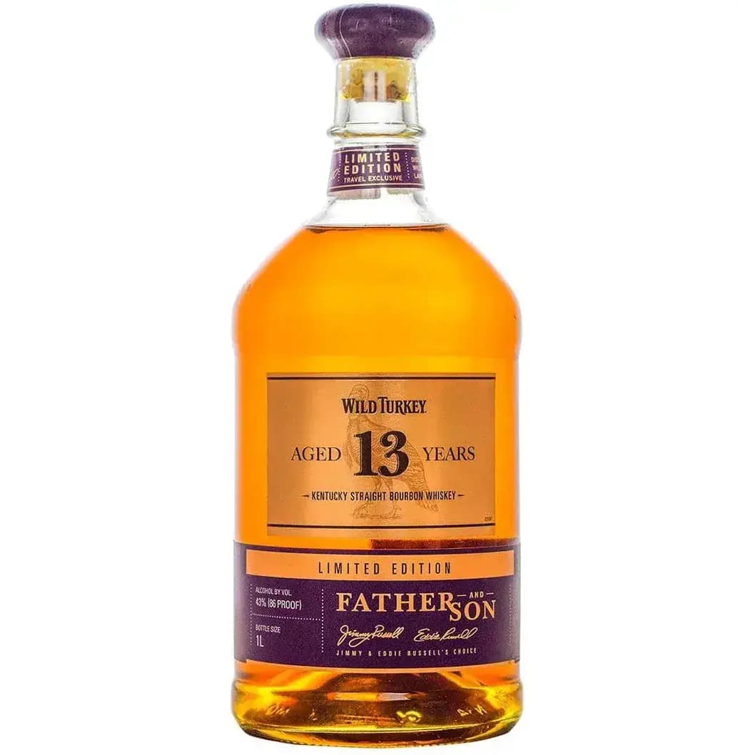 Wild Turkey 13 Years Old Father and Son 1L