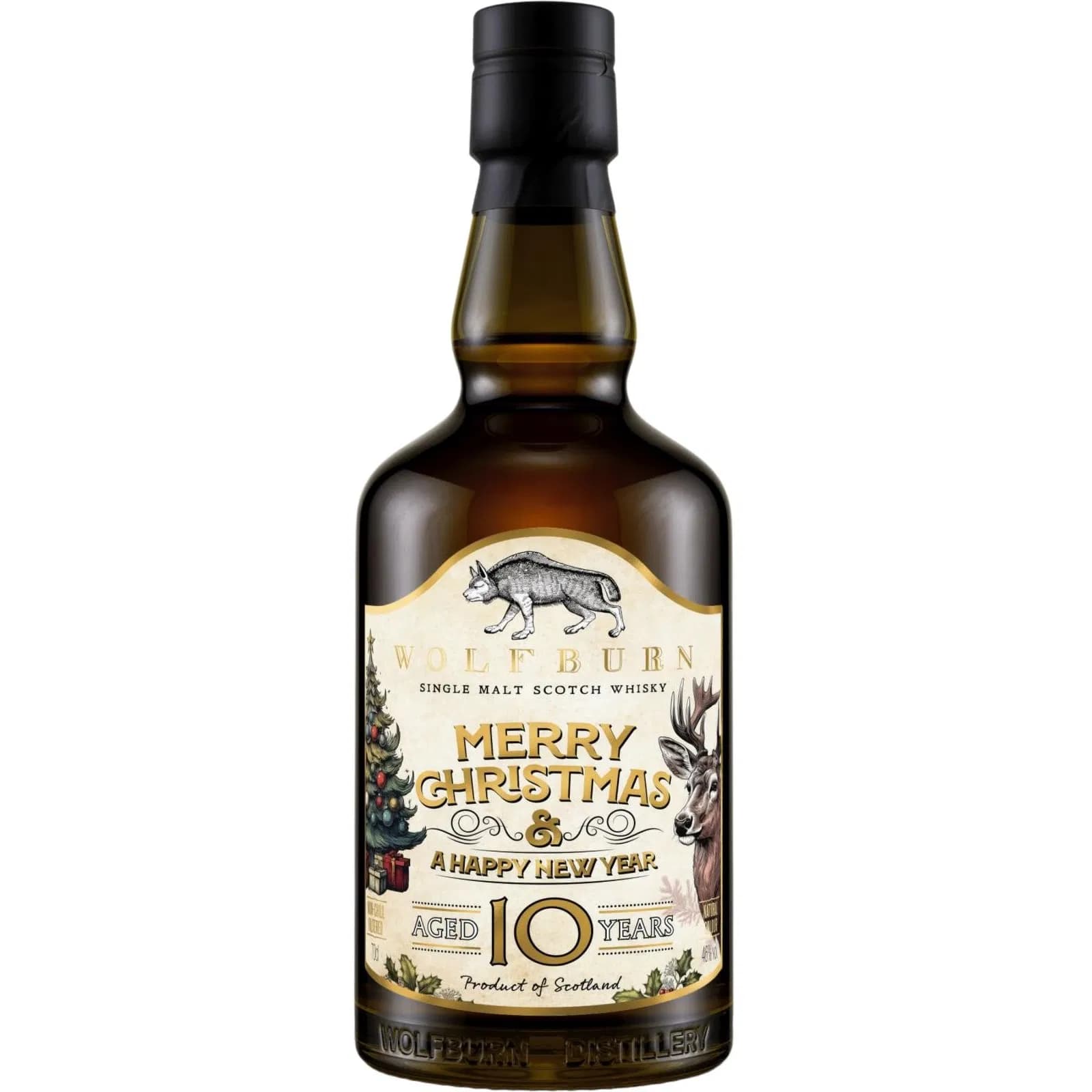 Wolfburn 10 Years Old 2014 Merry Christmas & A Happy New Year