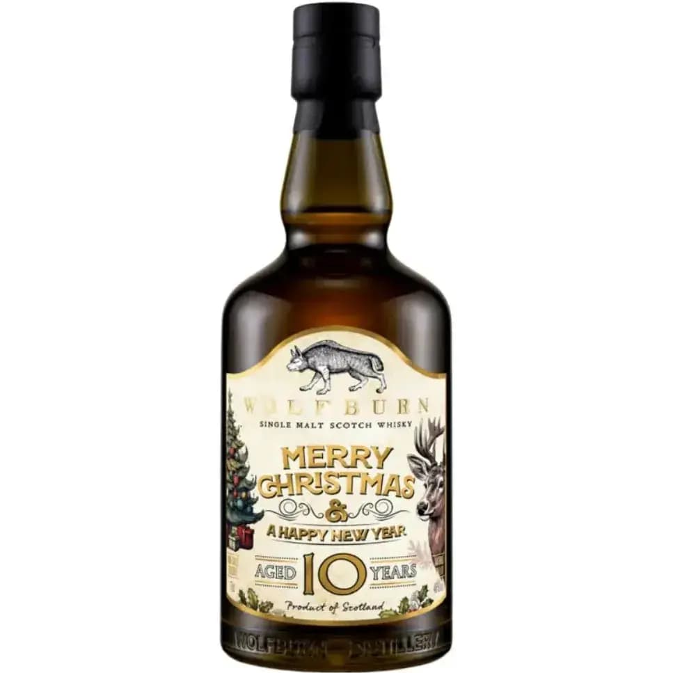 Wolfburn 10 Years Old Merry Christmas & A Happy New Year