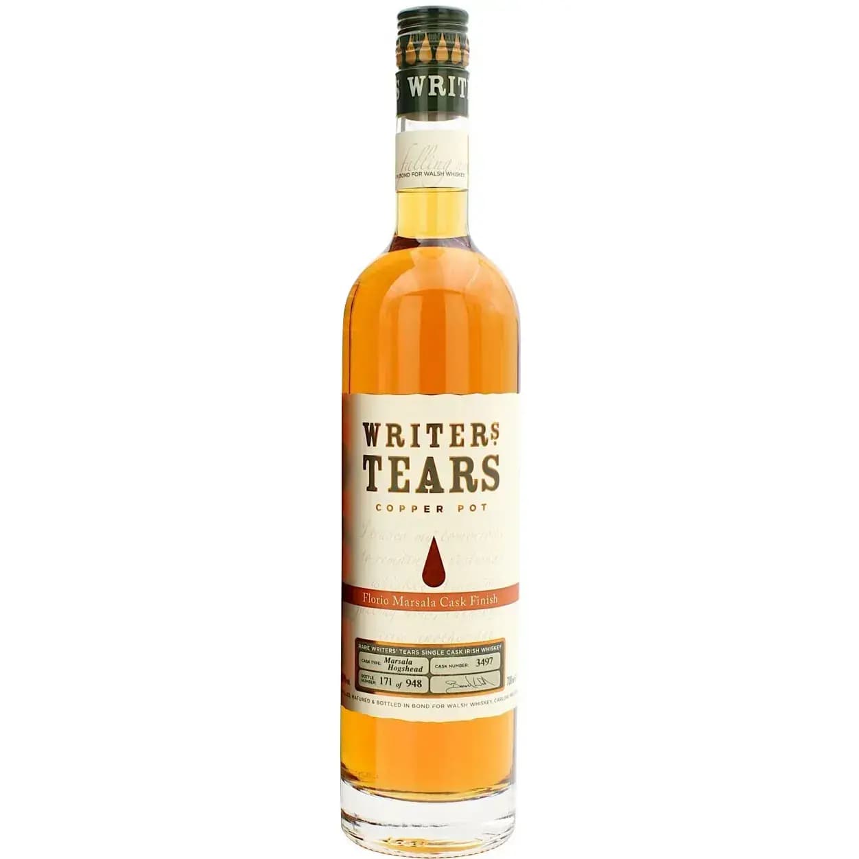 Writers Tears Copper Pot Florio Marsala Cask Finish Cask Nr.3497