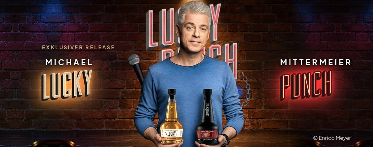 Lucky & Punch by Michael Mittermeier: Die limitierten Single Casks von St. Kilian, exklusiv auf Spiritory