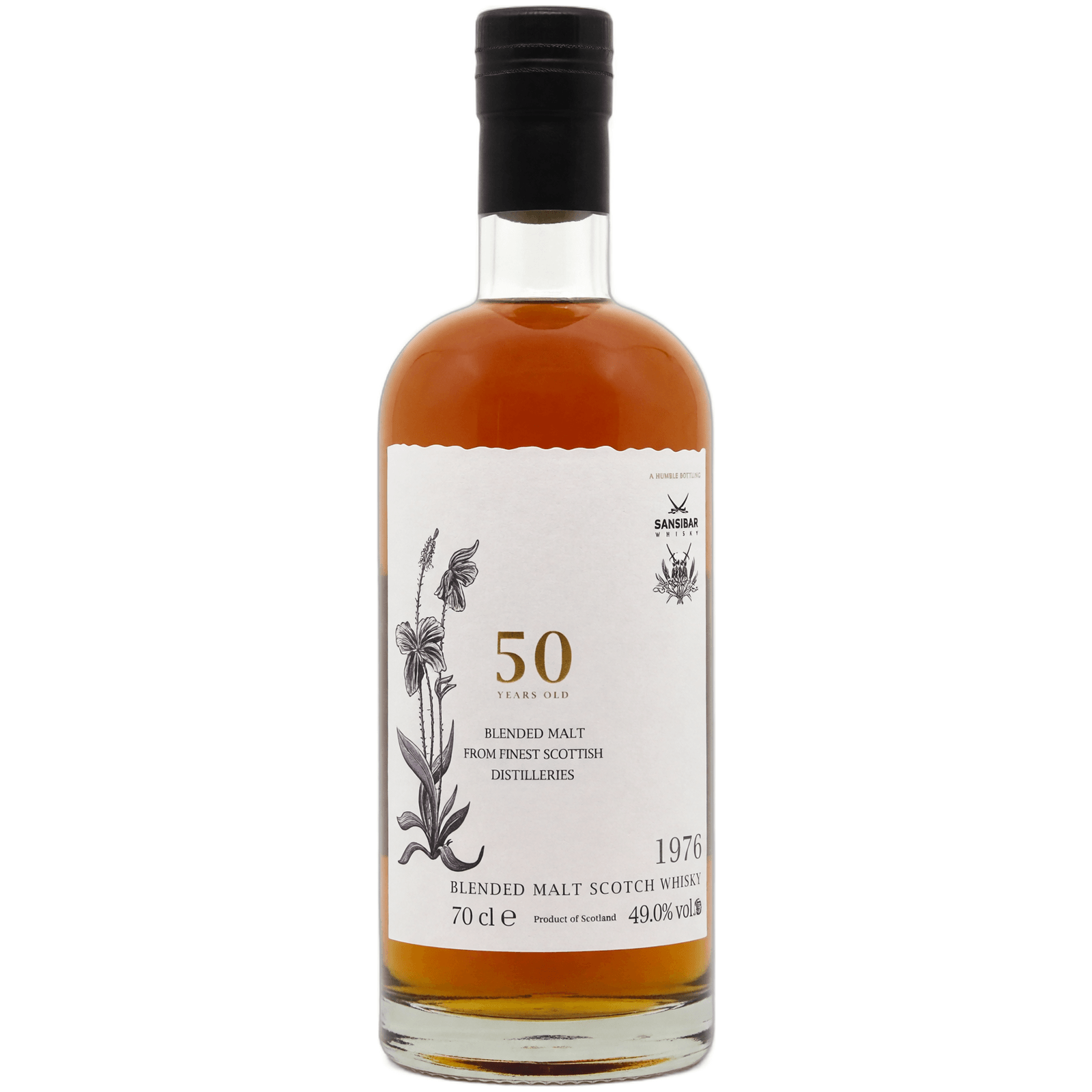 50 Years Old 1976 10th Anniversary Sansibar Whisky