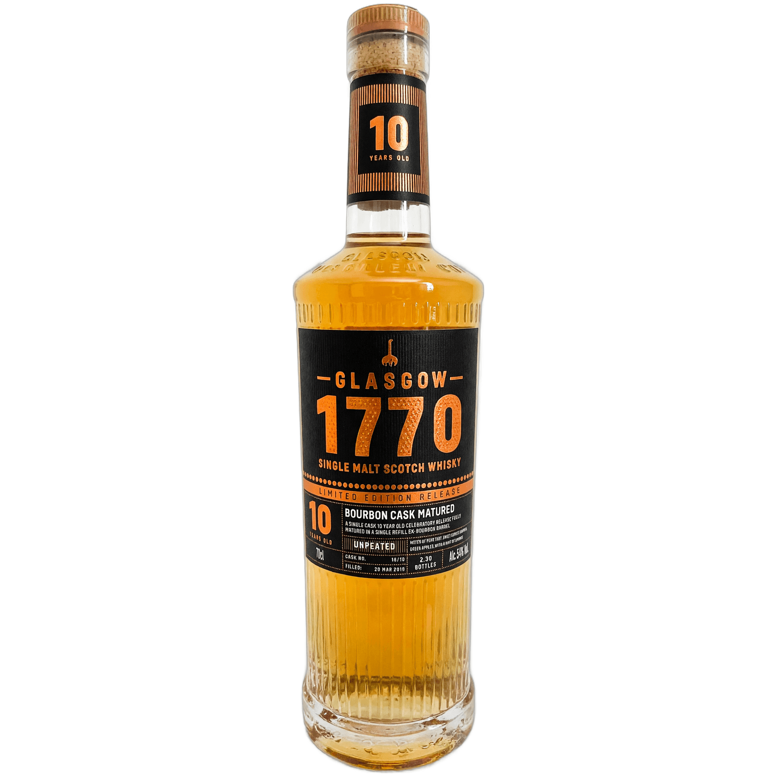 Glasgow 1770 10 Years Old 2016 Bourbon Cask Matured