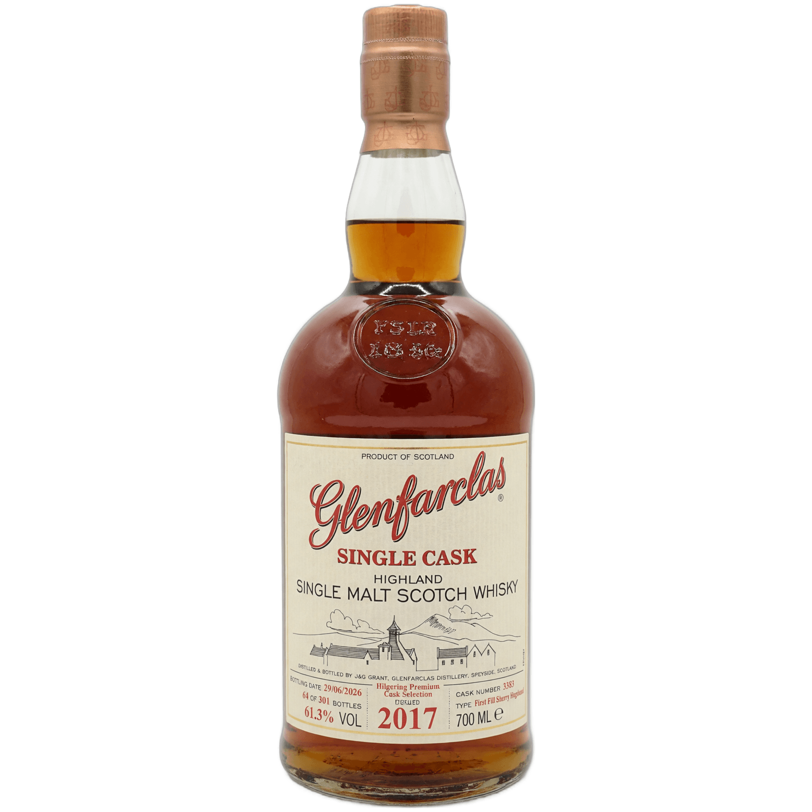 Glenfarclas 2017 Single Cask Cask Nr.3383