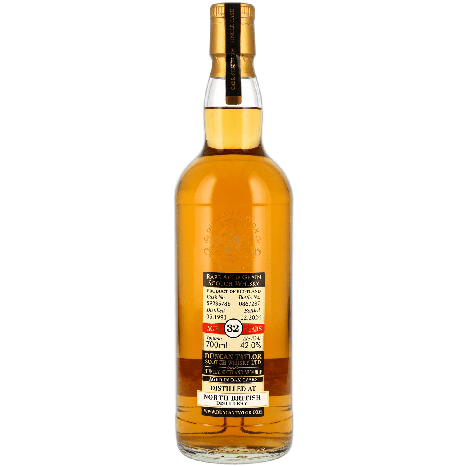 North British 32 Years Old 1991 Rare Auld Grain Duncan Taylor Cask Nr.59235786
