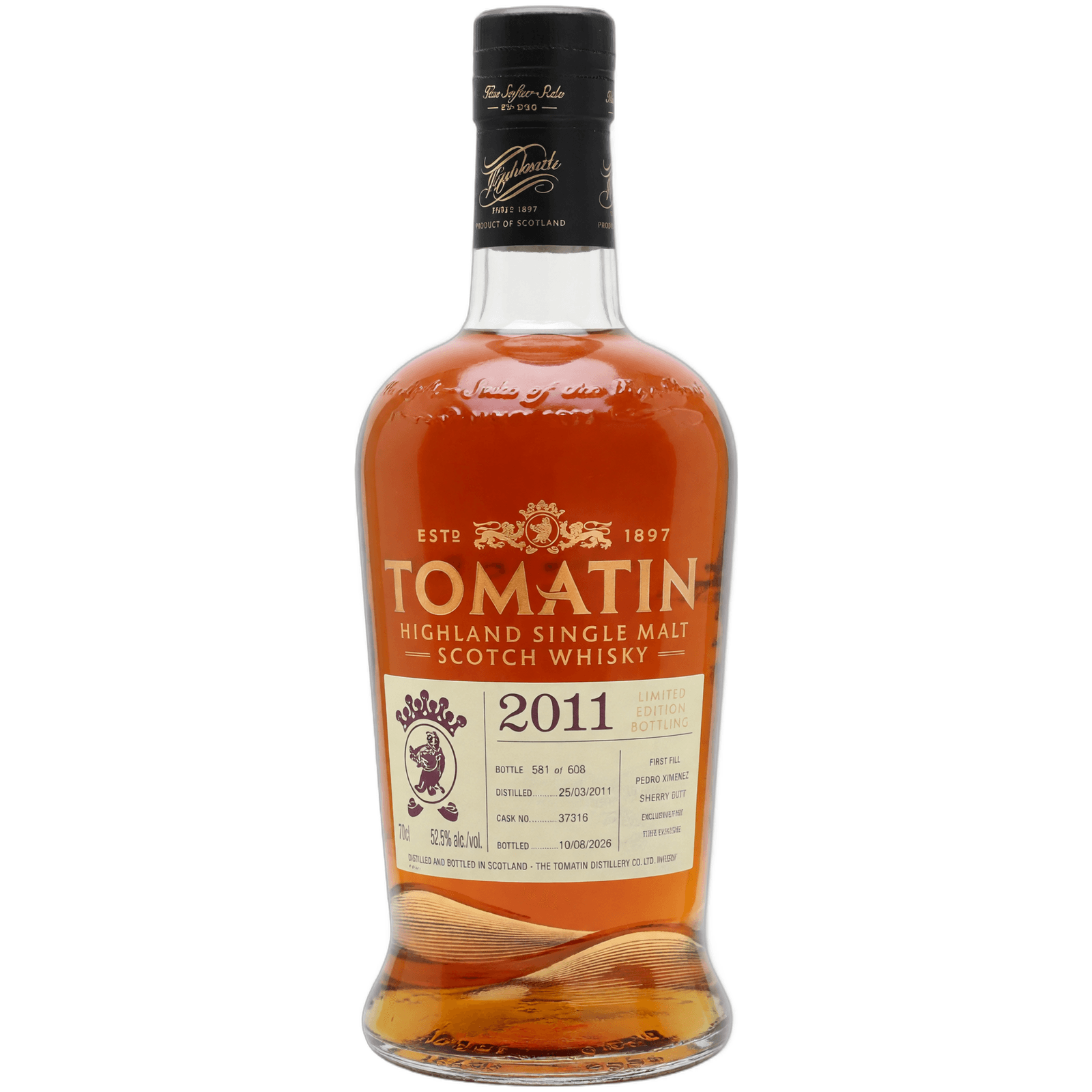 Tomatin 15 Years Old 2011 Single Cask UK Exclusive Cask Nr.37316