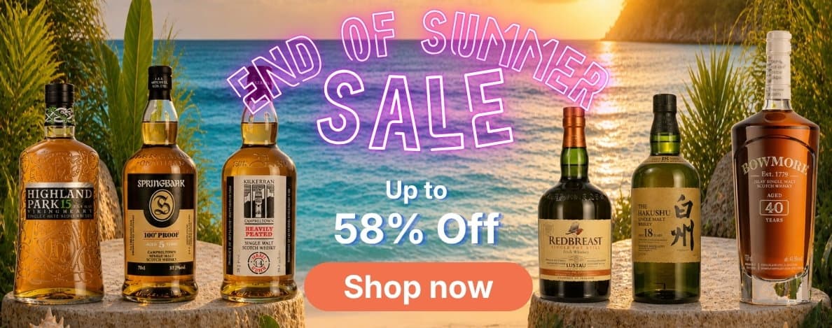 End of Summer Sale 2026: Up to 58% Off. Best Whisky Deals Europe.