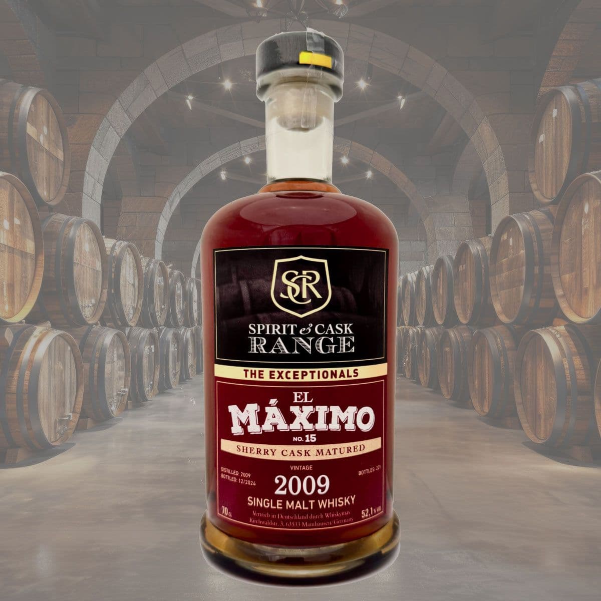 WHISKYMAX präsentiert El Máximo No. 15: Sherry Cask Single Malt Whisky in limitierter Auflage