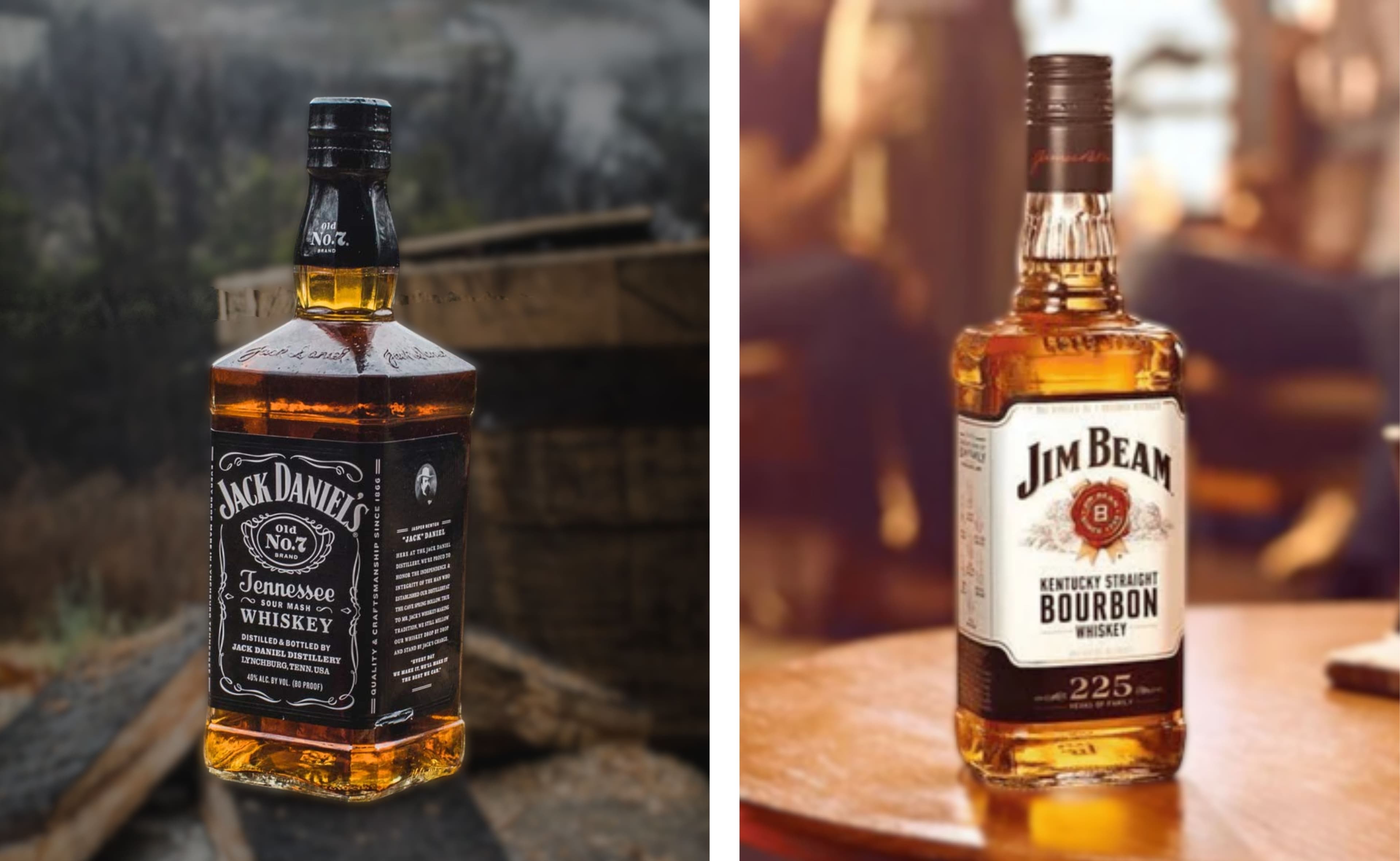 Jack Daniel's vs Jim Beam: una sfida tra whisky