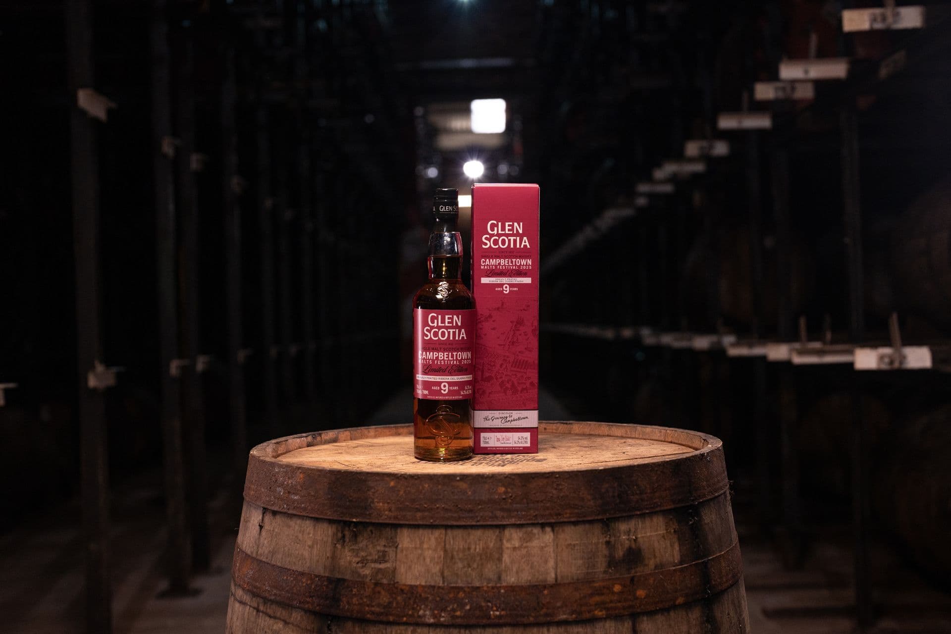 Whisky tourbé de 9 ans d'âge de Glen Scotia pour le Festival 2025