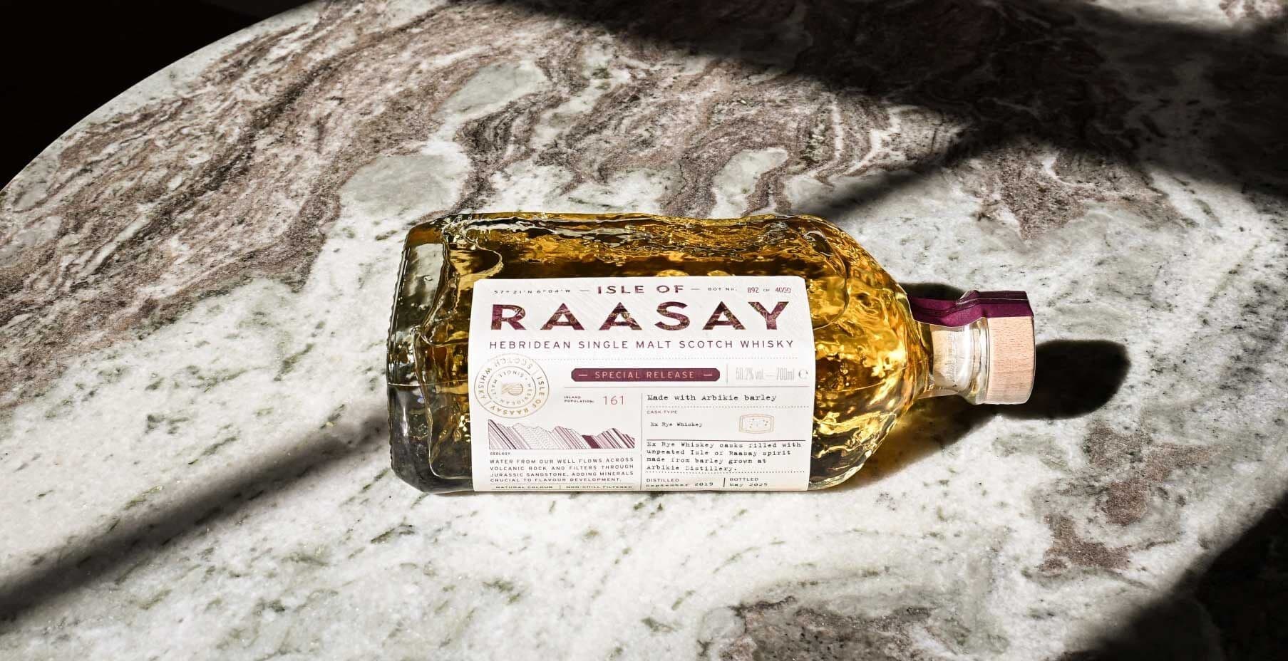 Whisky Isle of Raasay Arbikie Barley – Exclusivité britannique