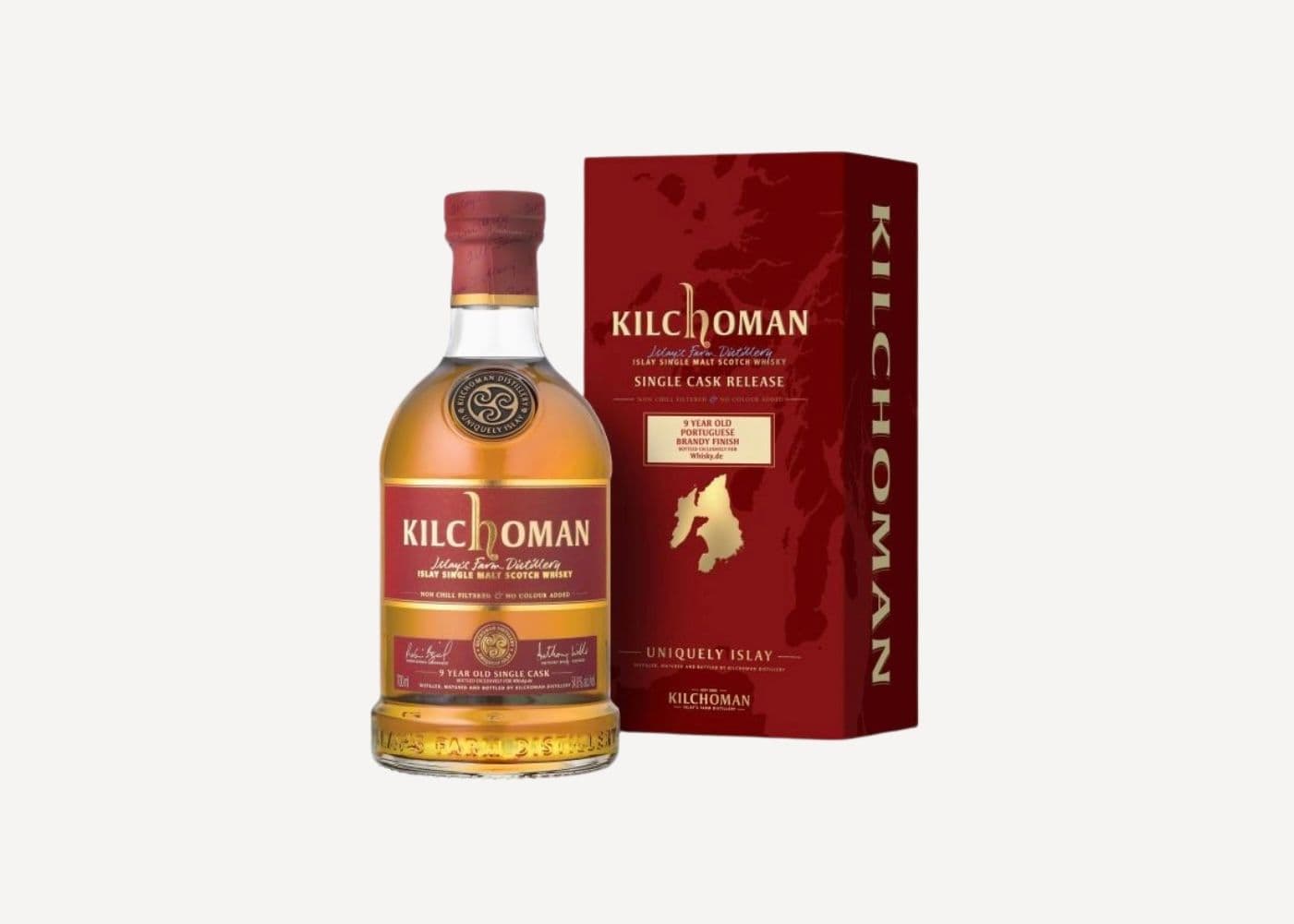 Kilchoman 9 Jahre Single Cask – Portuguese Brandy Finish