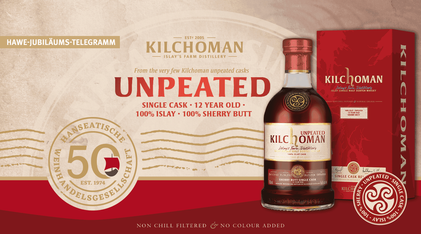 Mise en bouteille anniversaire de Kilchoman Unpeated - Une perle rare de HaWe Bremen