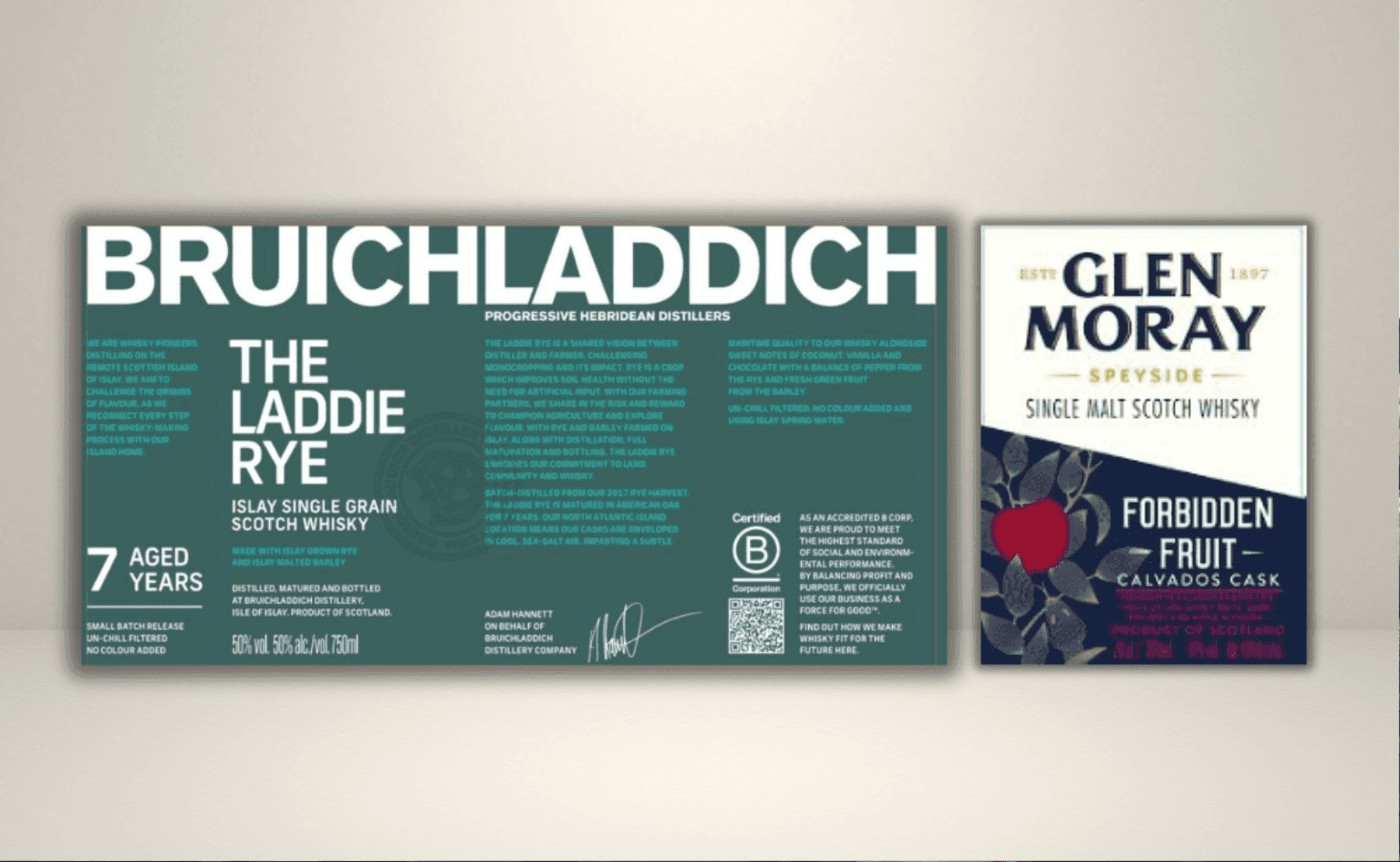 New Glen Moray & Bruichladdich Whisky Releases