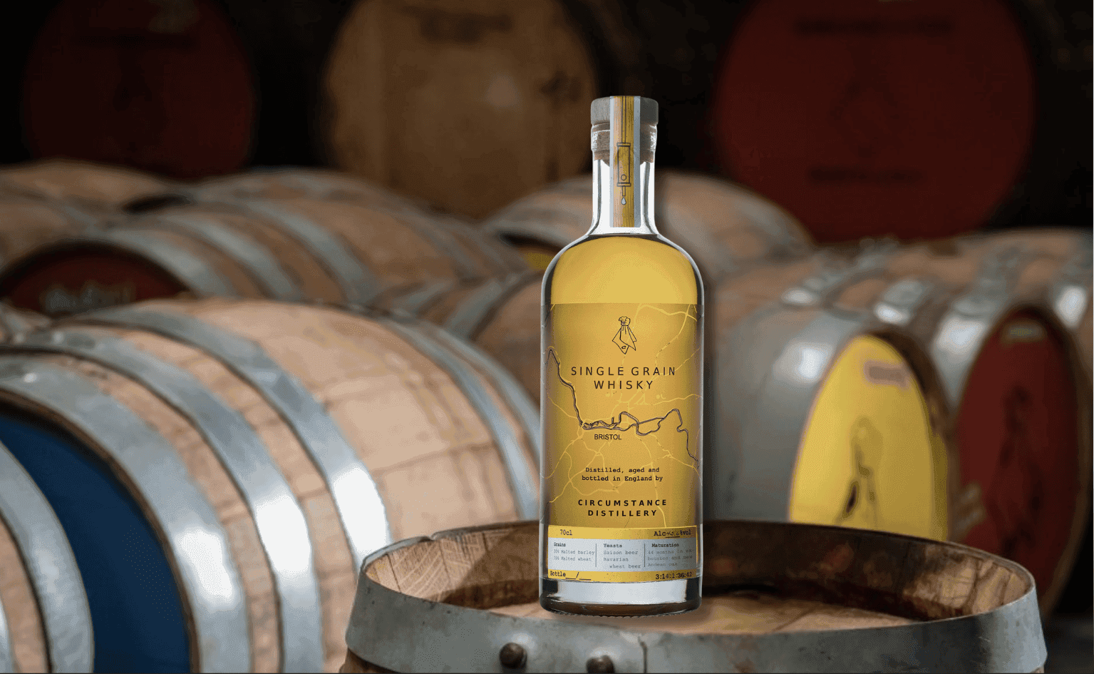 Il whisky di grano biologico Circumstance arriva nei mercati dell'UE