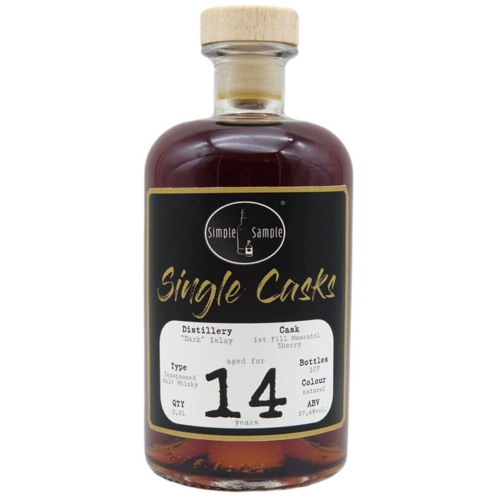 Simple Sample’s Neueste Abfüllung: Secret Dark Islay – 14 Jahre im Moscatel Sherry Cask