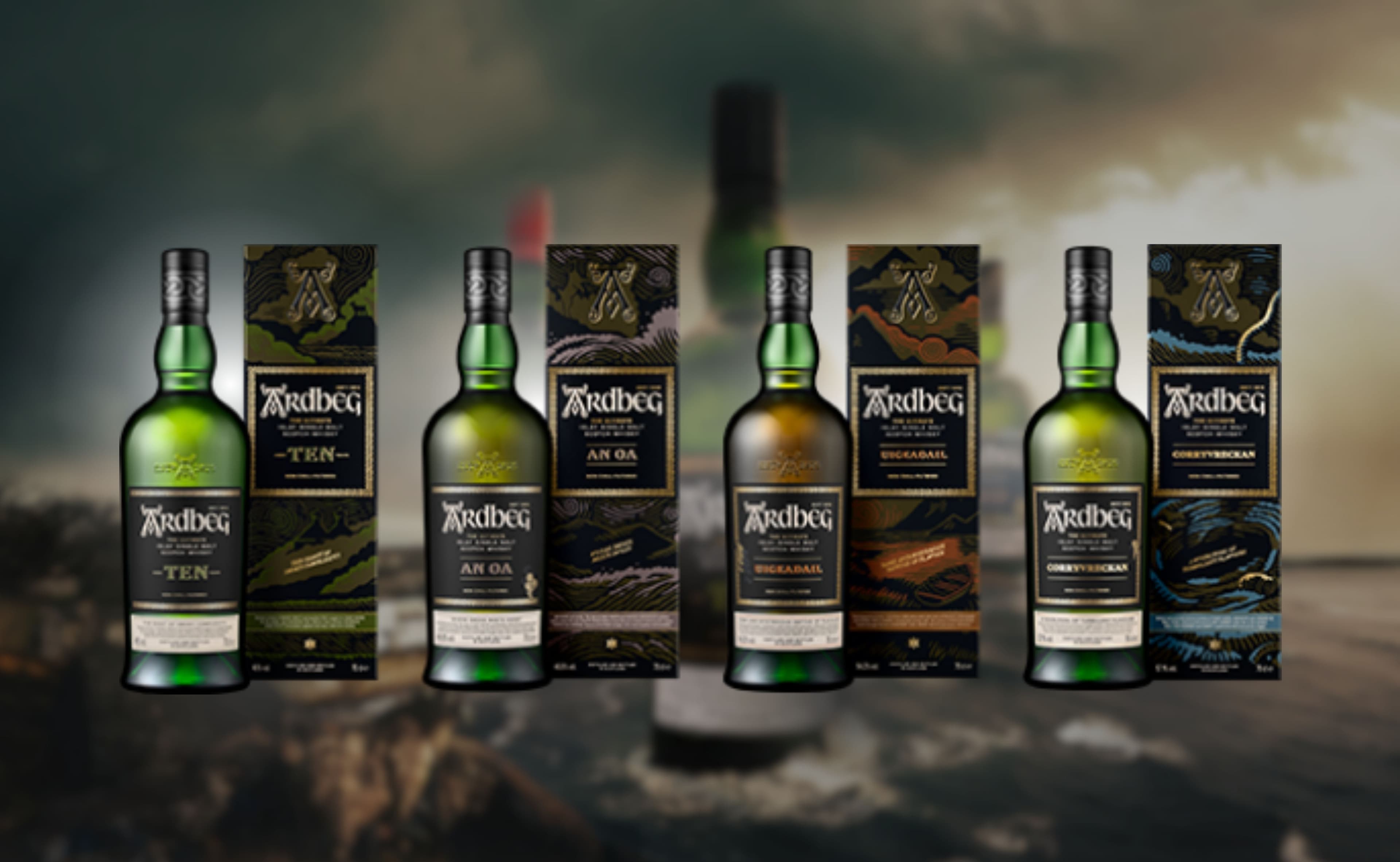 Ardbeg presenta il nuovo packaging per la gamma core