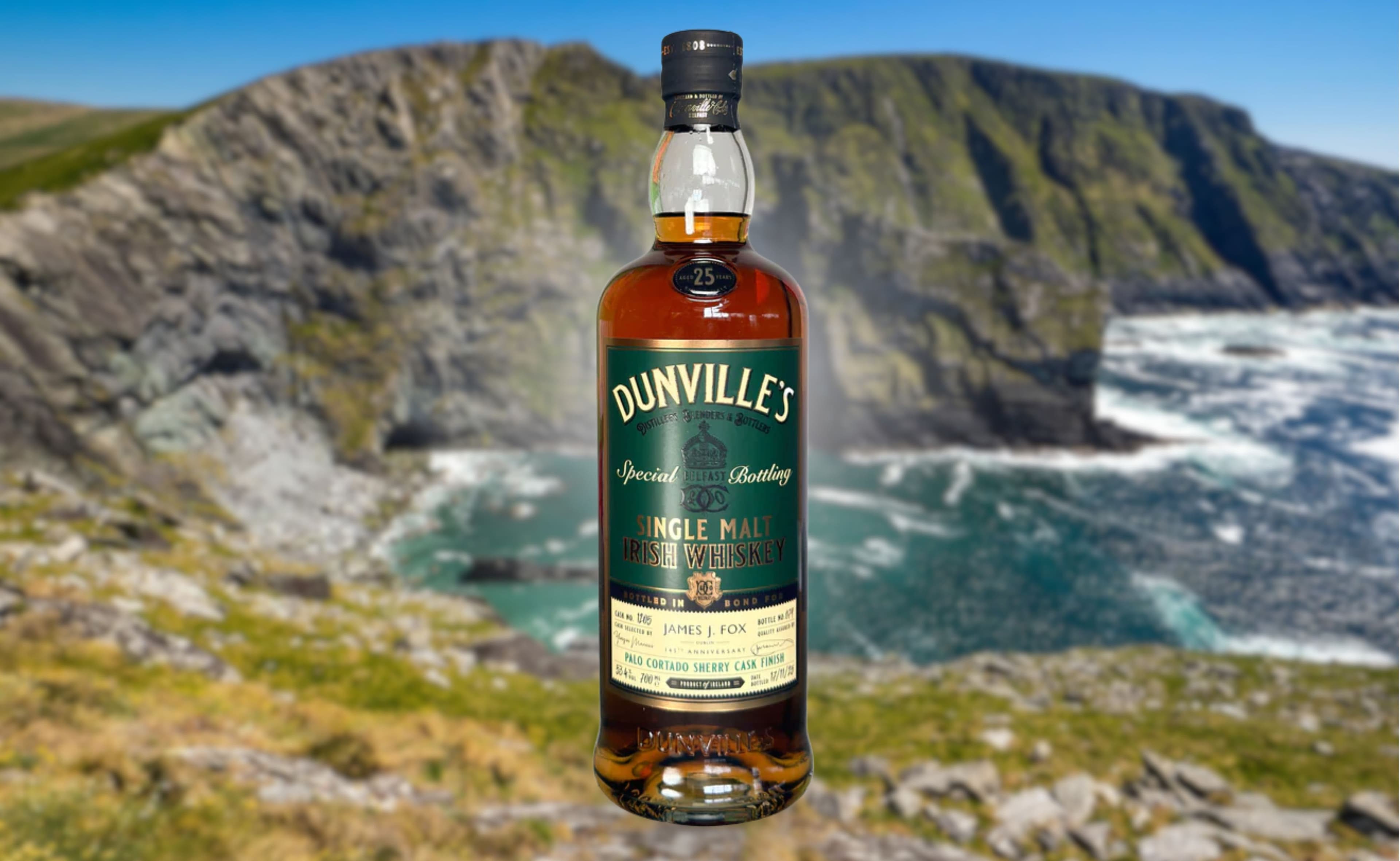 Dunville's Unveils 25-Year-Old Cask-Strength Single Malt for James J. Fox 145th