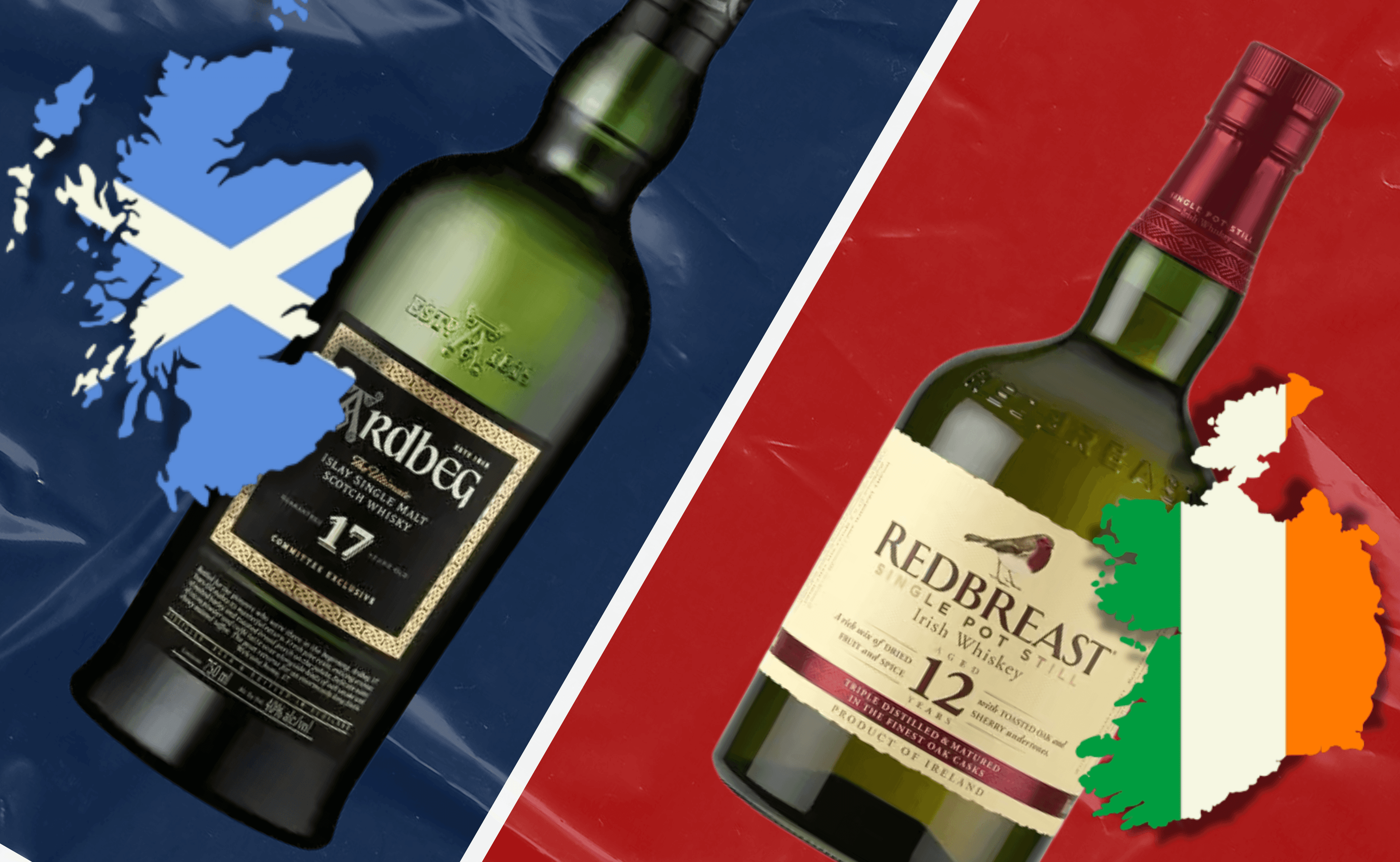 ¿Cómo se divide el whisky europeo? Estilos escocés, irlandés y continental.