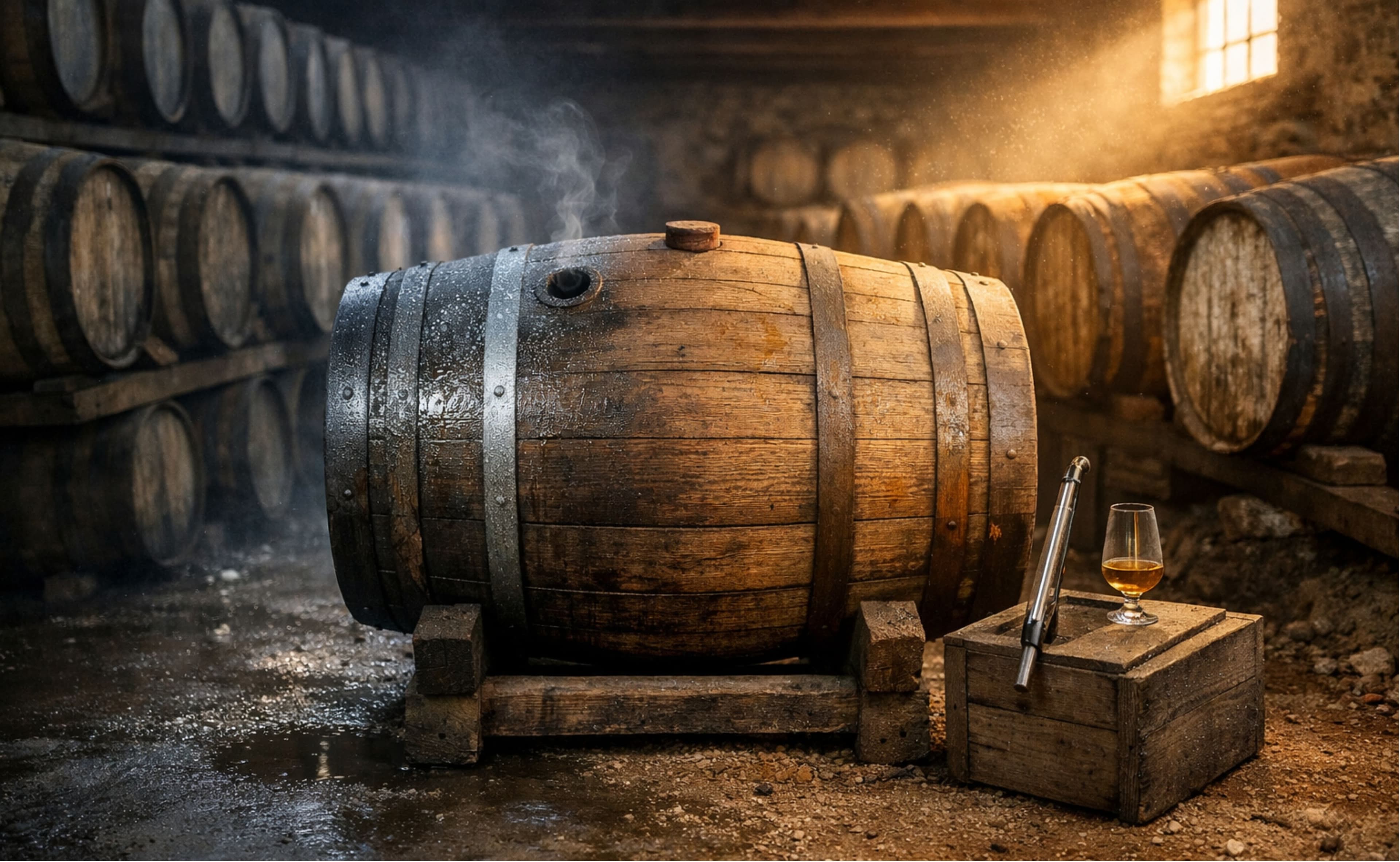 How Weather Changes Affect Maturation and Angel's Share?