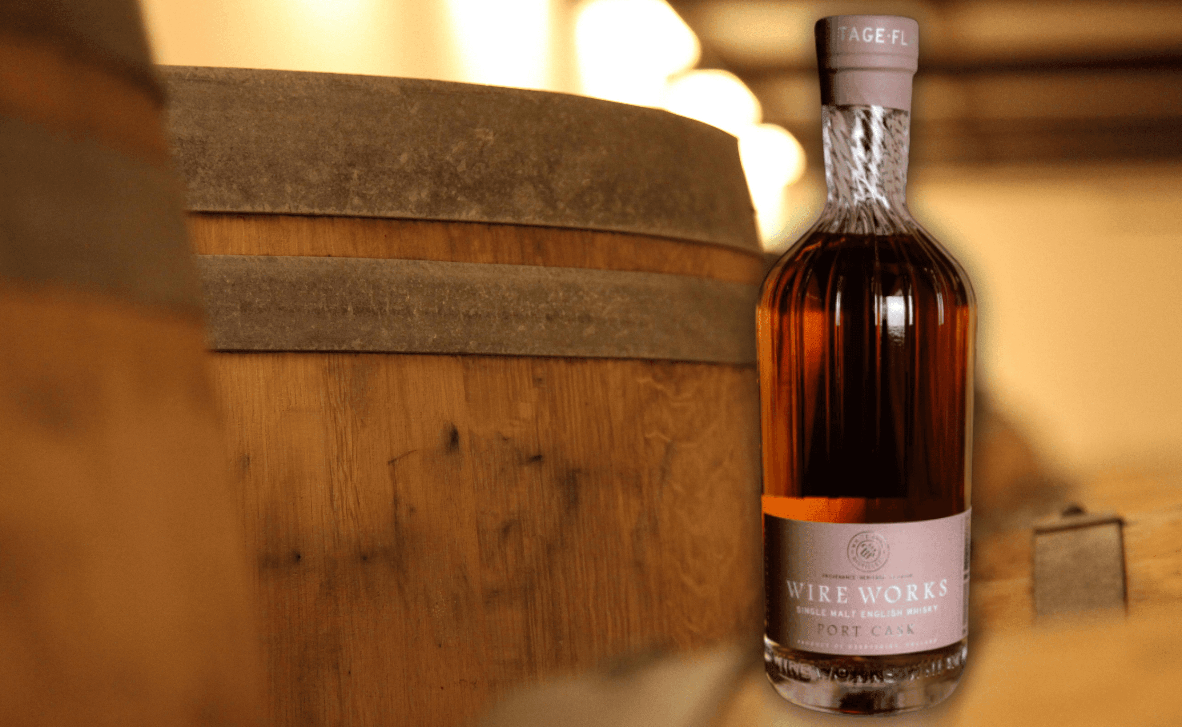 Neue Ergänzung der Kernreihe von White Peak: Wire Works Port Cask: Port-Finished