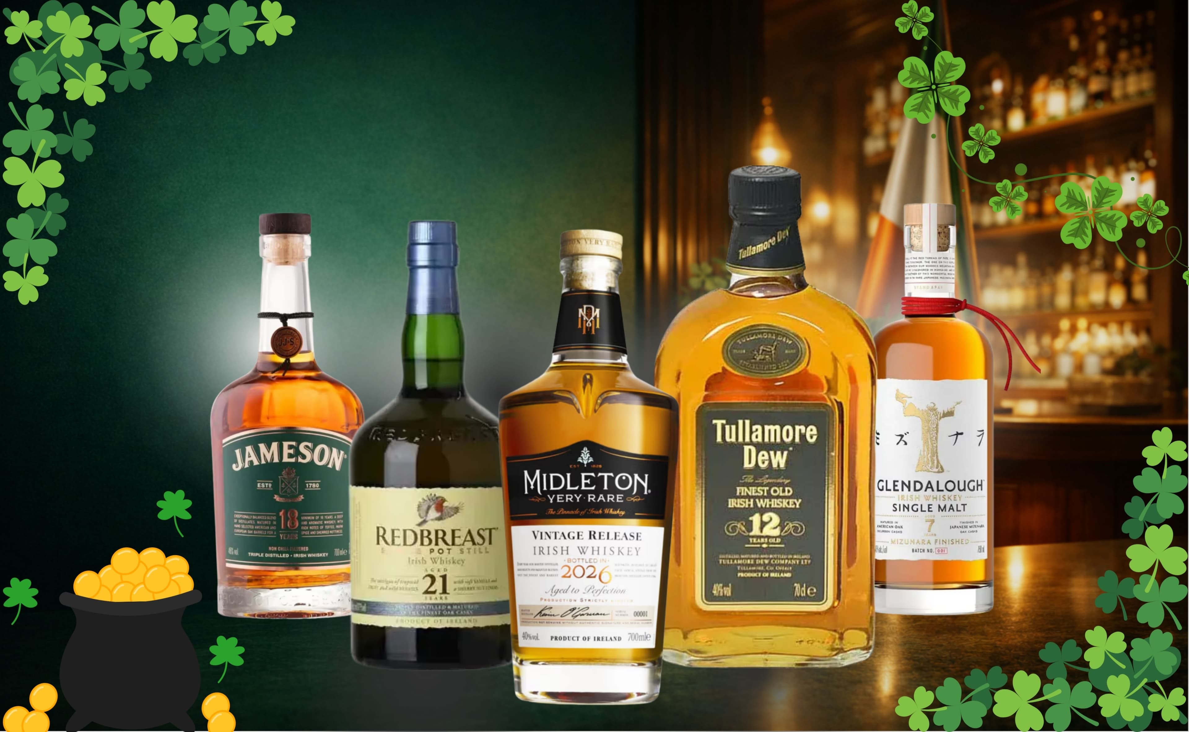 Top 10 Irish Whiskeys to Enjoy on Saint Patrick's Day 2026