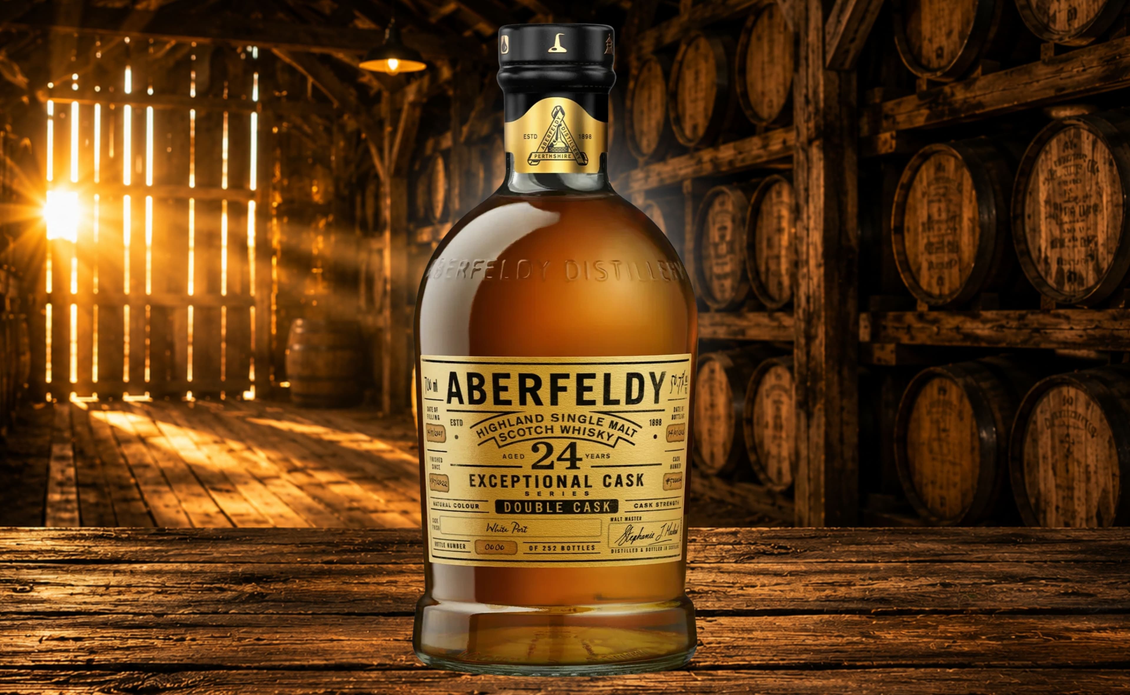 Aberfeldy Unveils 24-Year White Port Double Cask for Summer