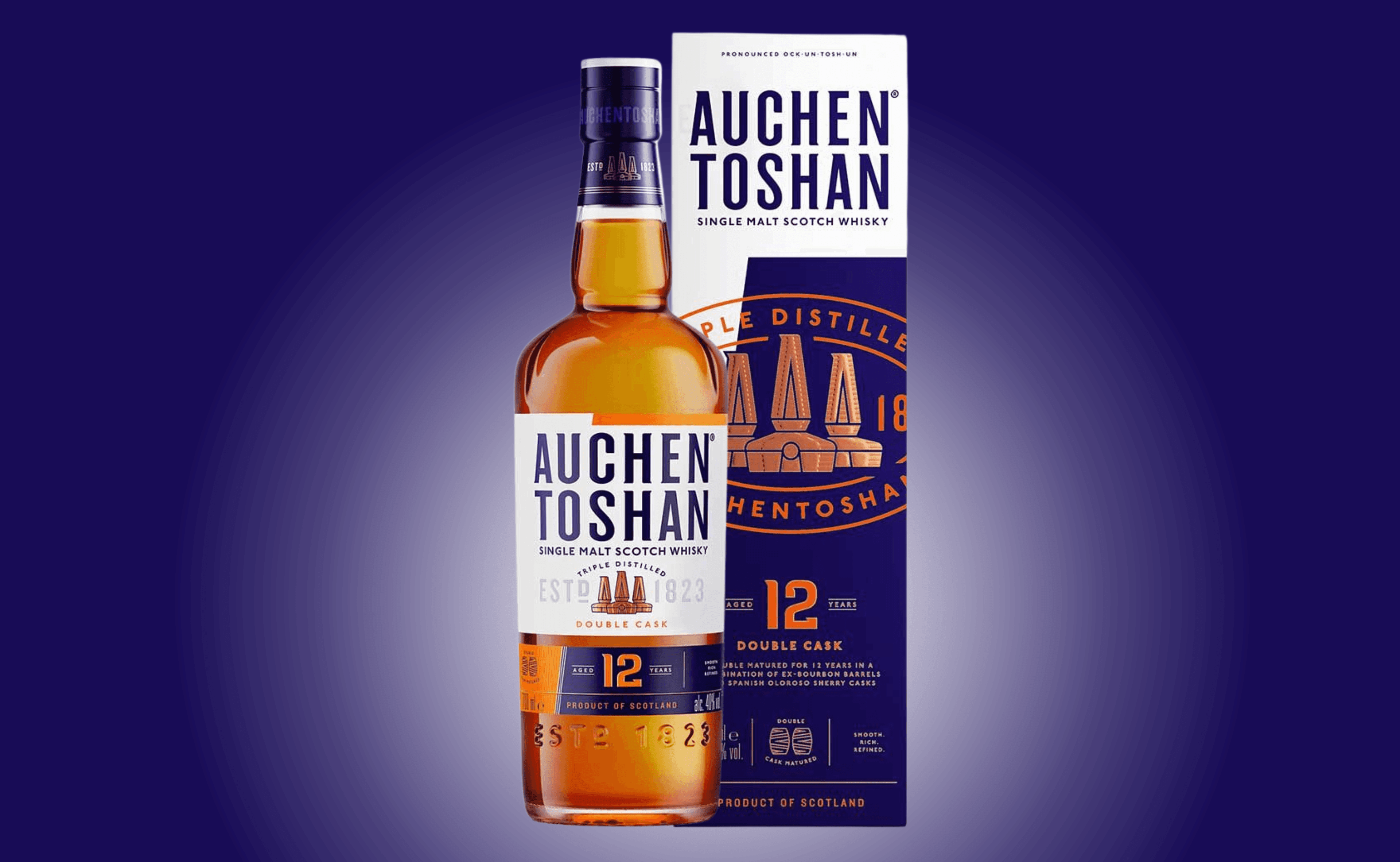 Auchentoshan präsentiert 12 Year Old Double Cask mit nachhaltigem Redesign