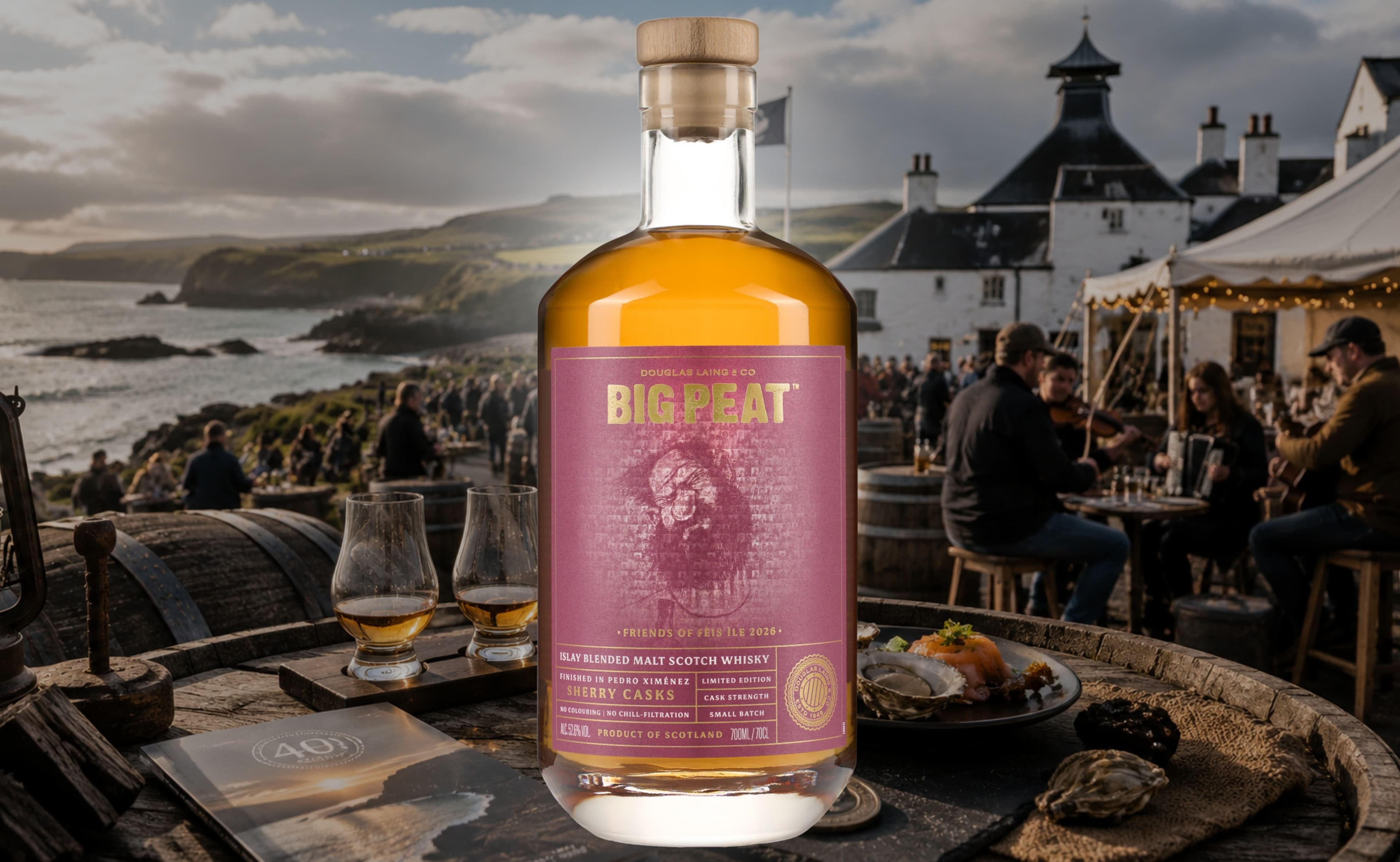 Big Peat gedenkt Feis Ile 40 mit PX-Sherry Limited Edition