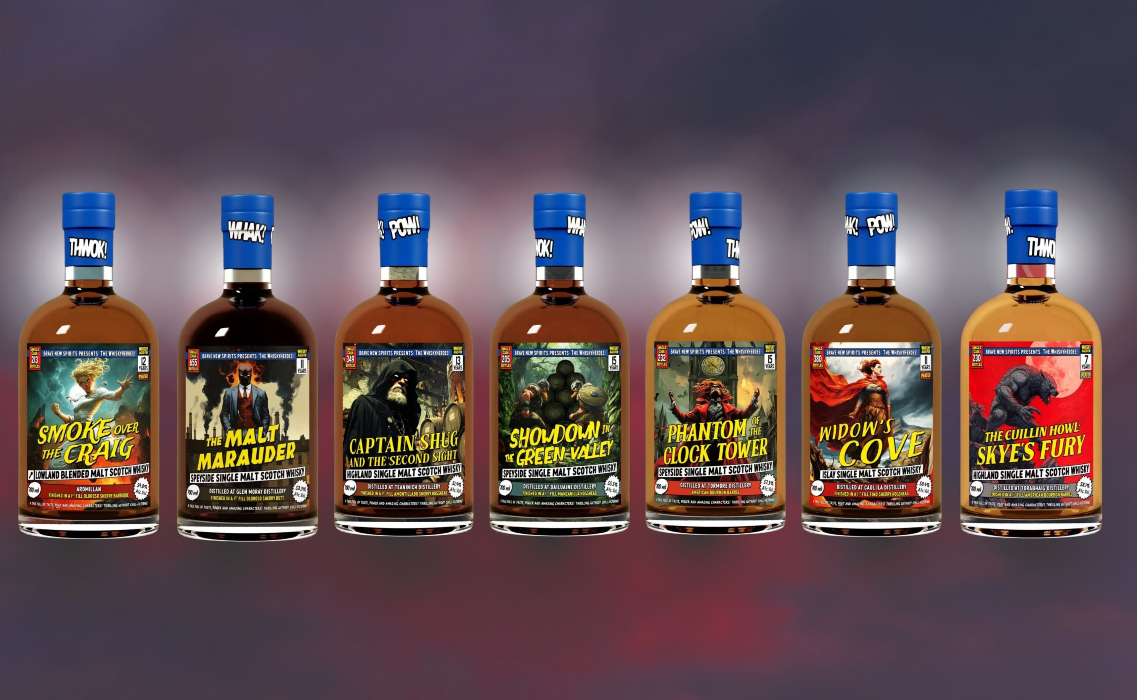 Brave New Spirits Launcht Sieben Wagemutige Single Cask Whiskys
