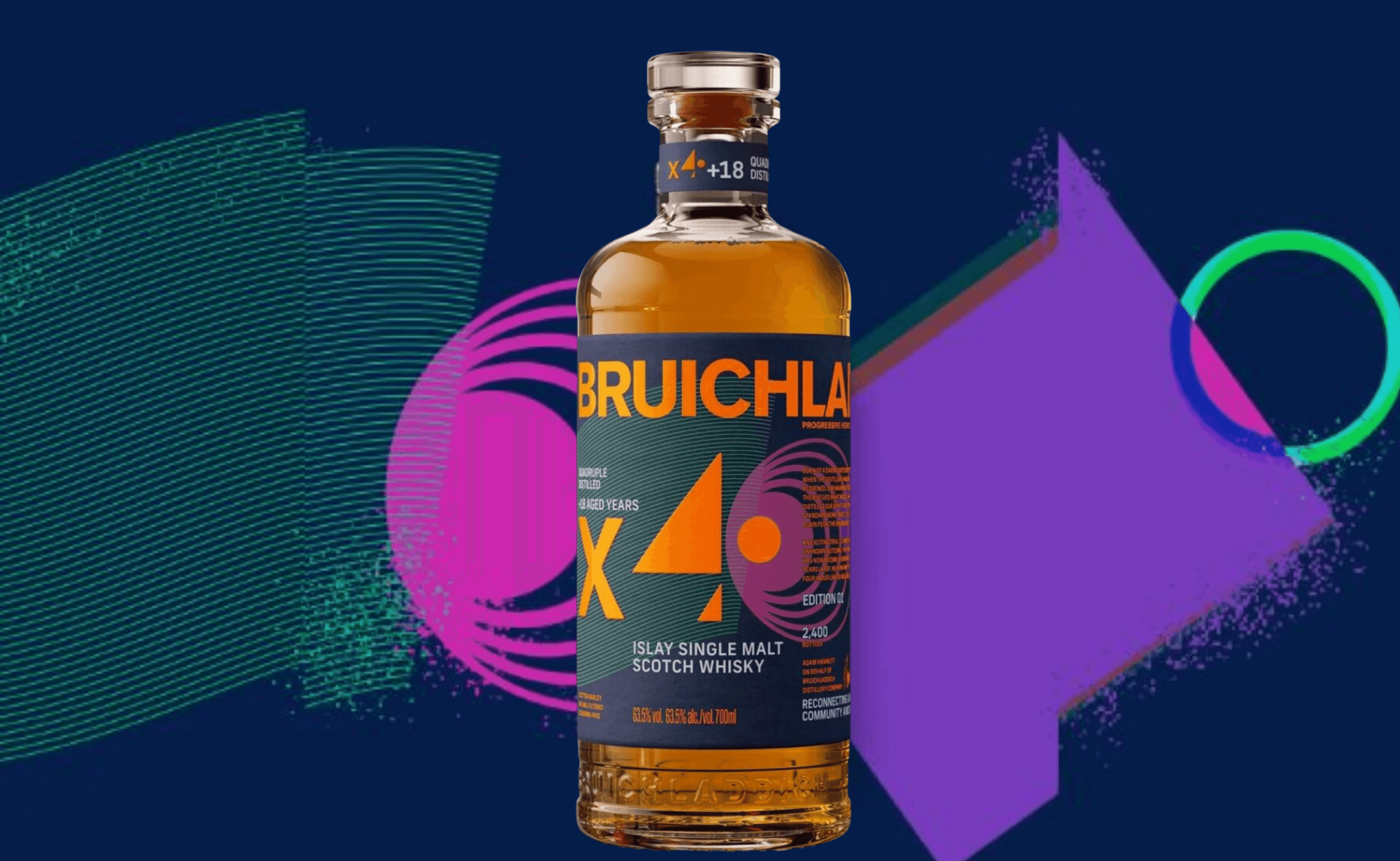 Bruichladdich X4+18: Der weltweit erste vierfach destillierte 18-jährige Single Malt