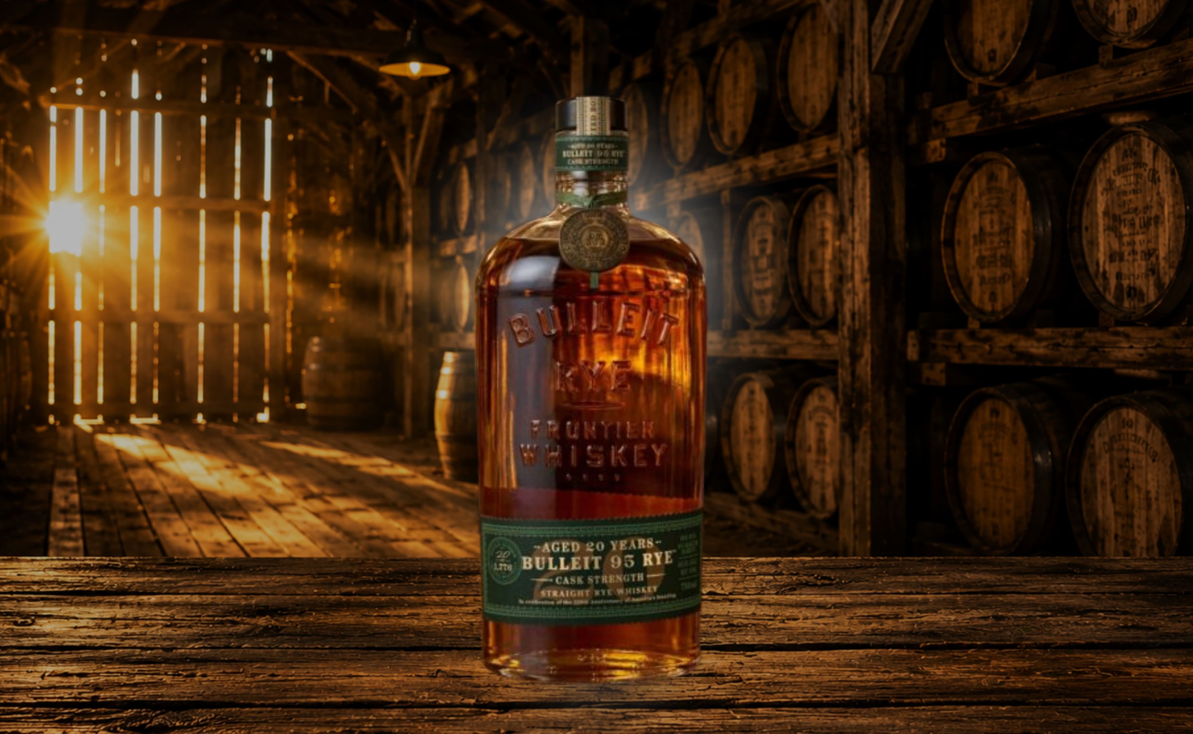 Bulleit 20 Jahre Rye: Limitierte US 250. Jubiläumsedition mit 1.776 Flaschen