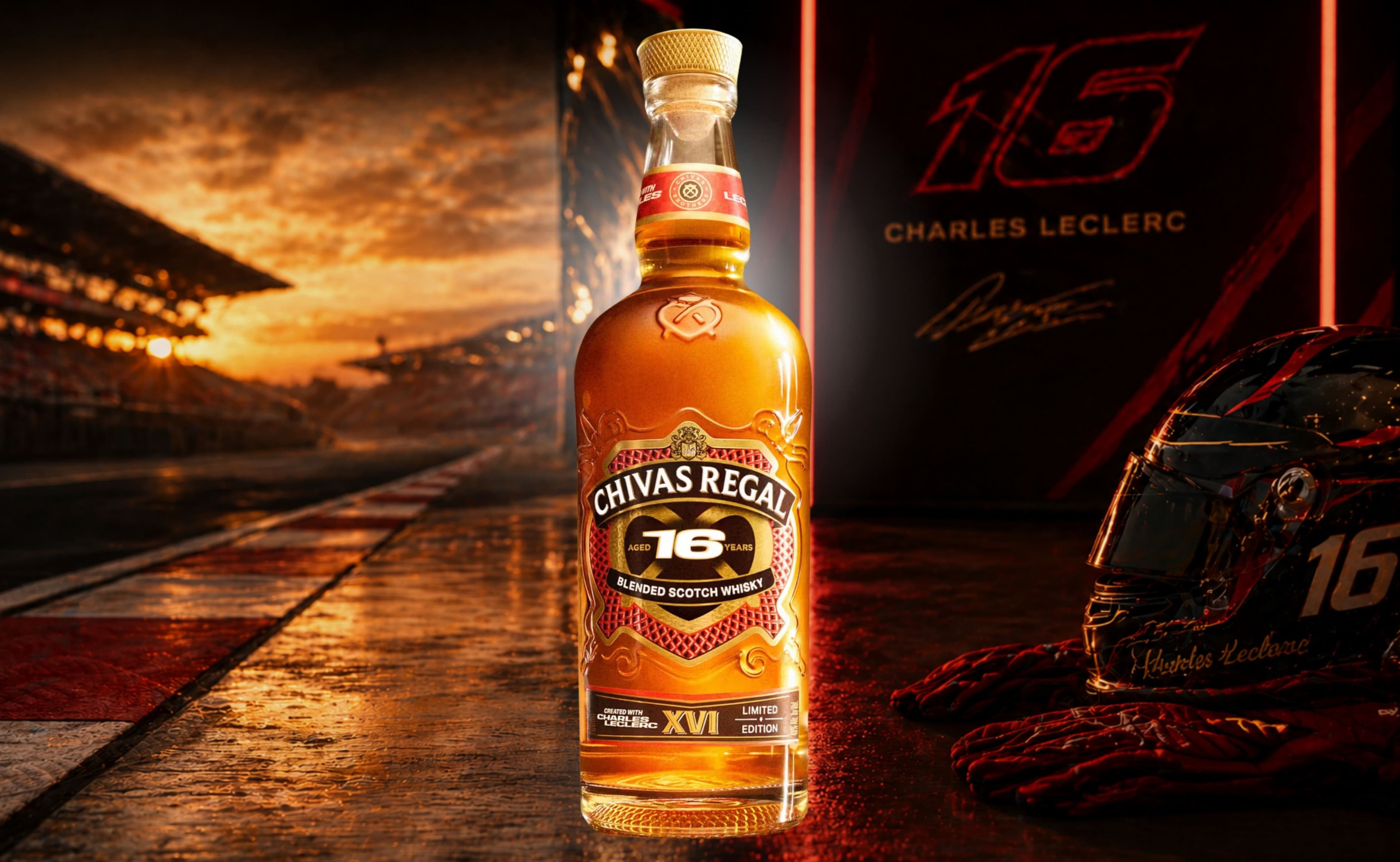 Charles Leclerc and Chivas Regal Launch First 16-Year-Old Whisky