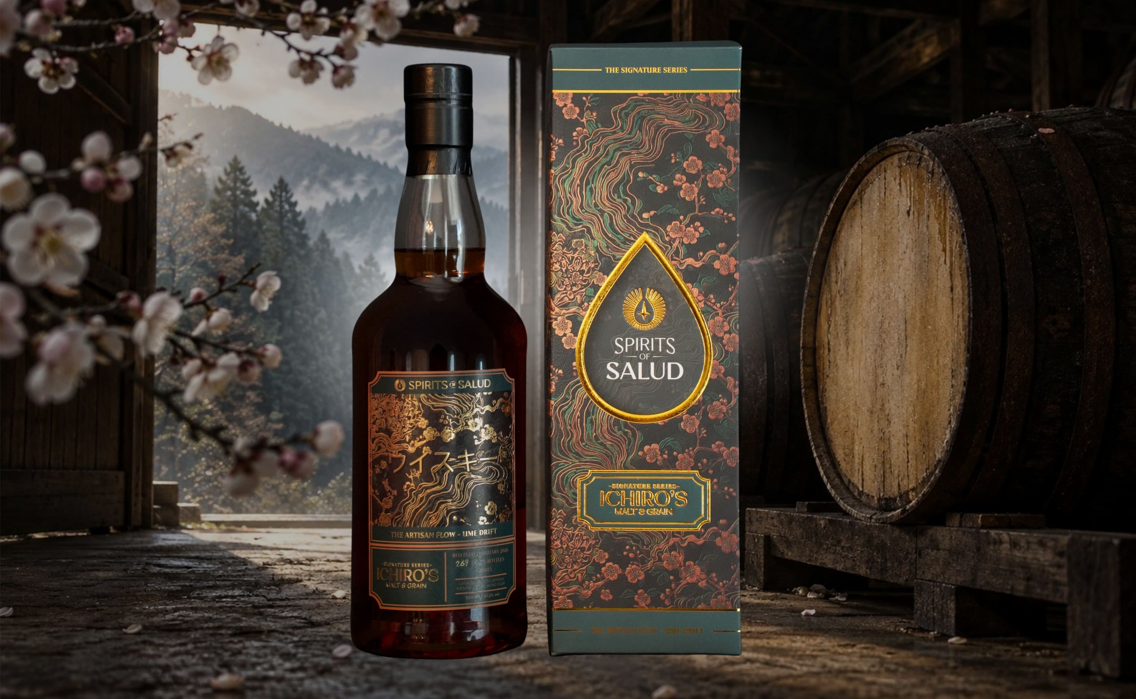 Neuerscheinung: Chichibu Ichiro's Malt & Grain Ume Drift von Spirits of Salud