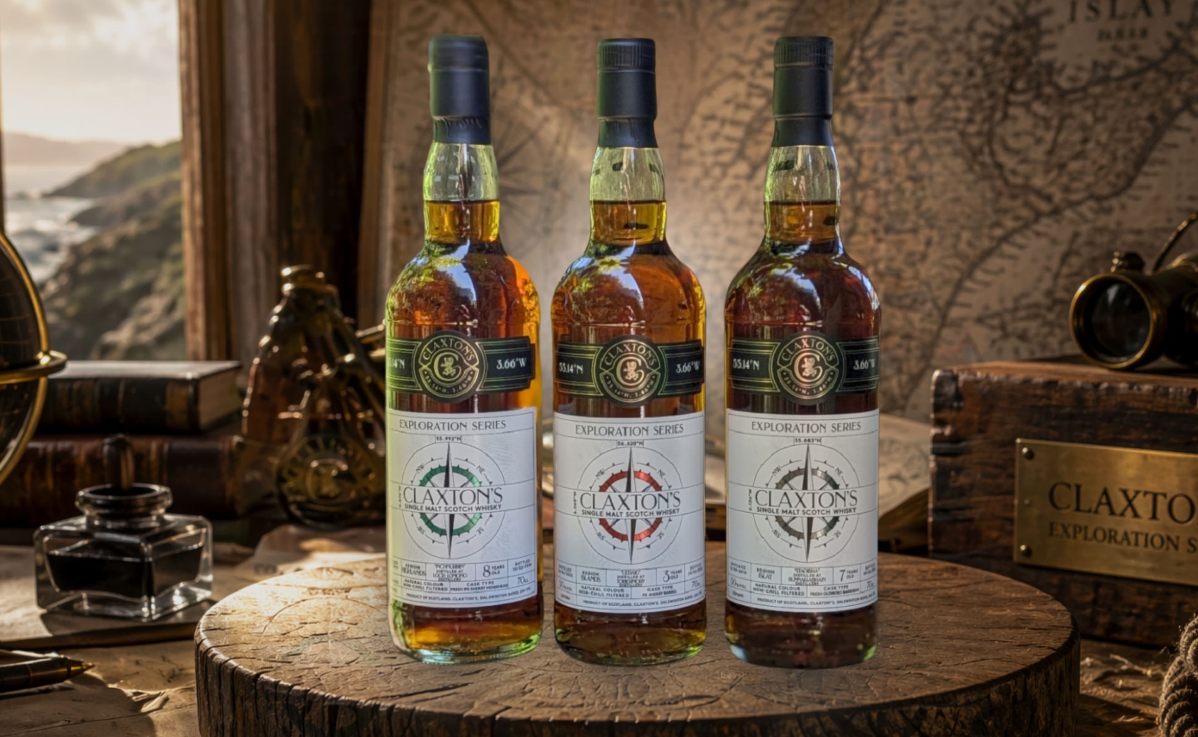 La série Exploration No. 12 de Claxton dévoile huit whiskies distincts