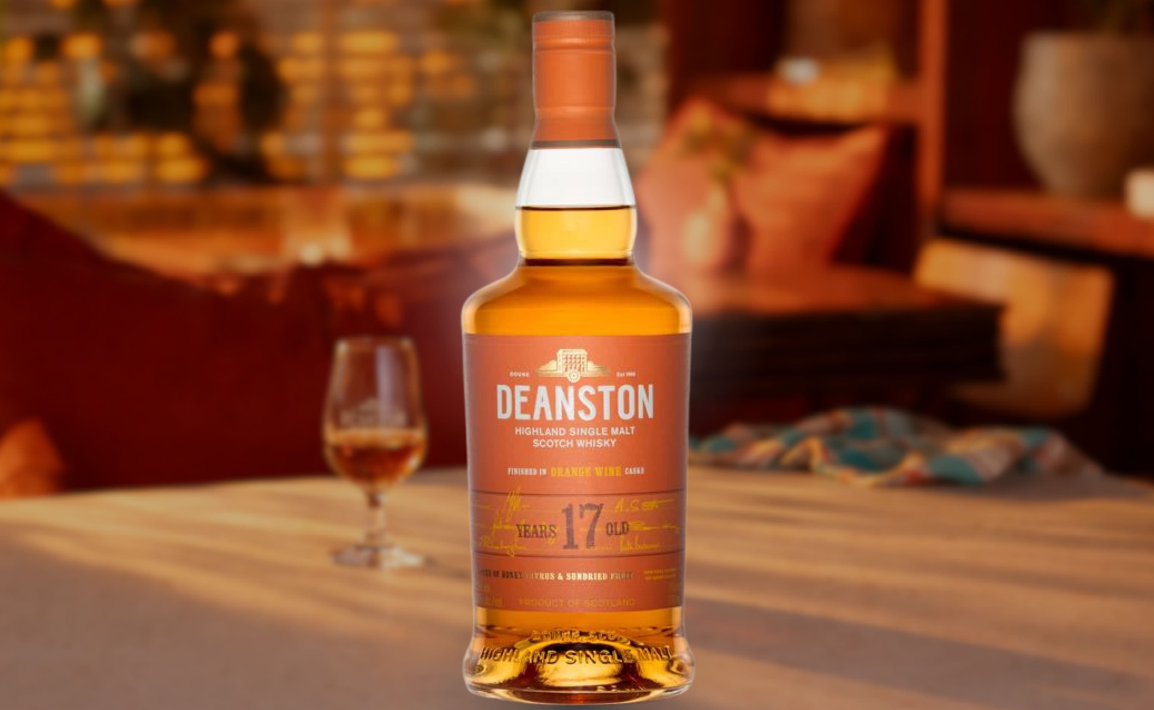 Deanston Unveils 17-Year Orange Wine Cask Finish